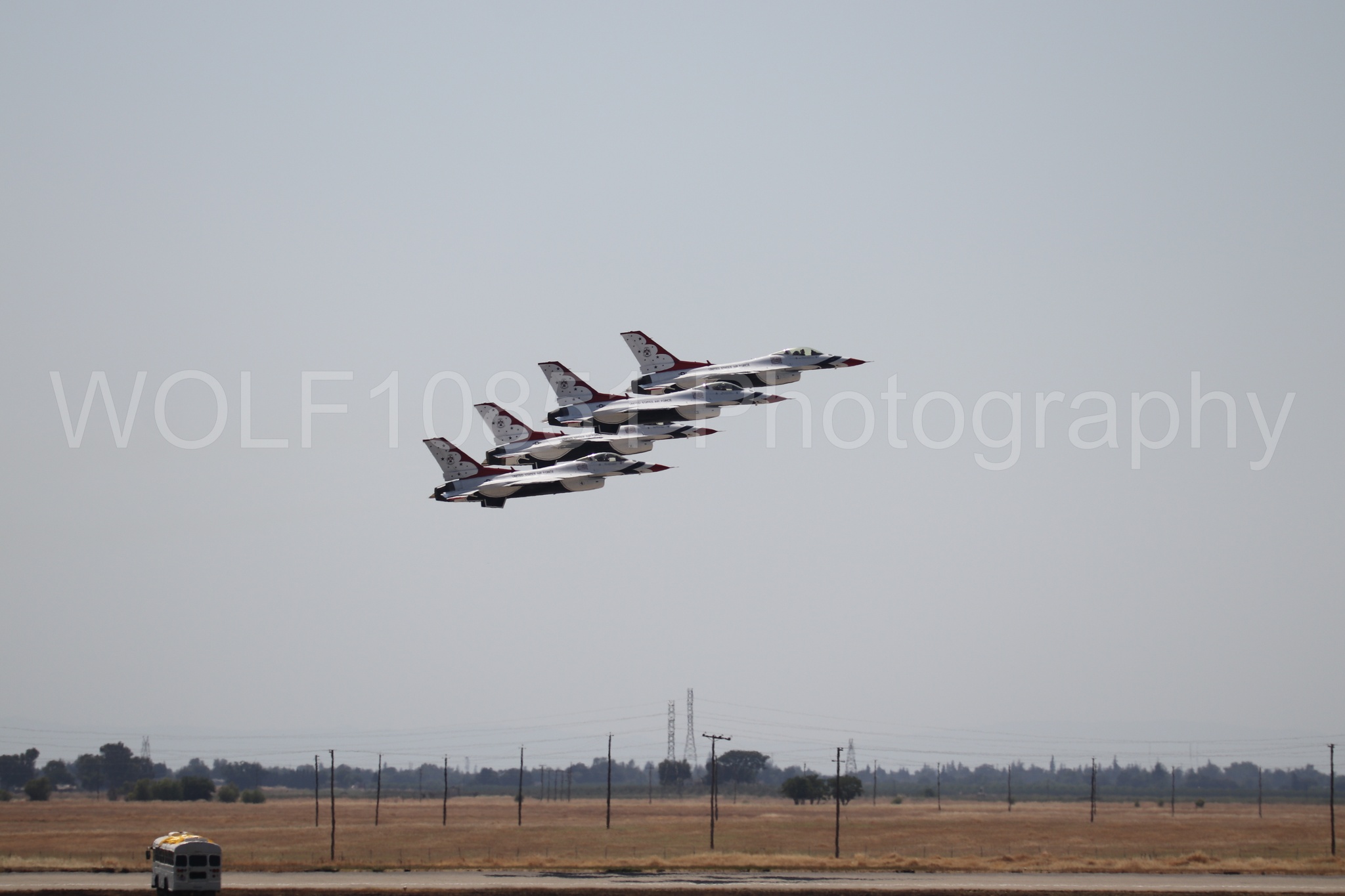 Aviation photography by WOLF10851 featuring Beale Air and Space Expo 2025, F-16 Fighting Falcon, Thunderbirds, Red White and Blue.
