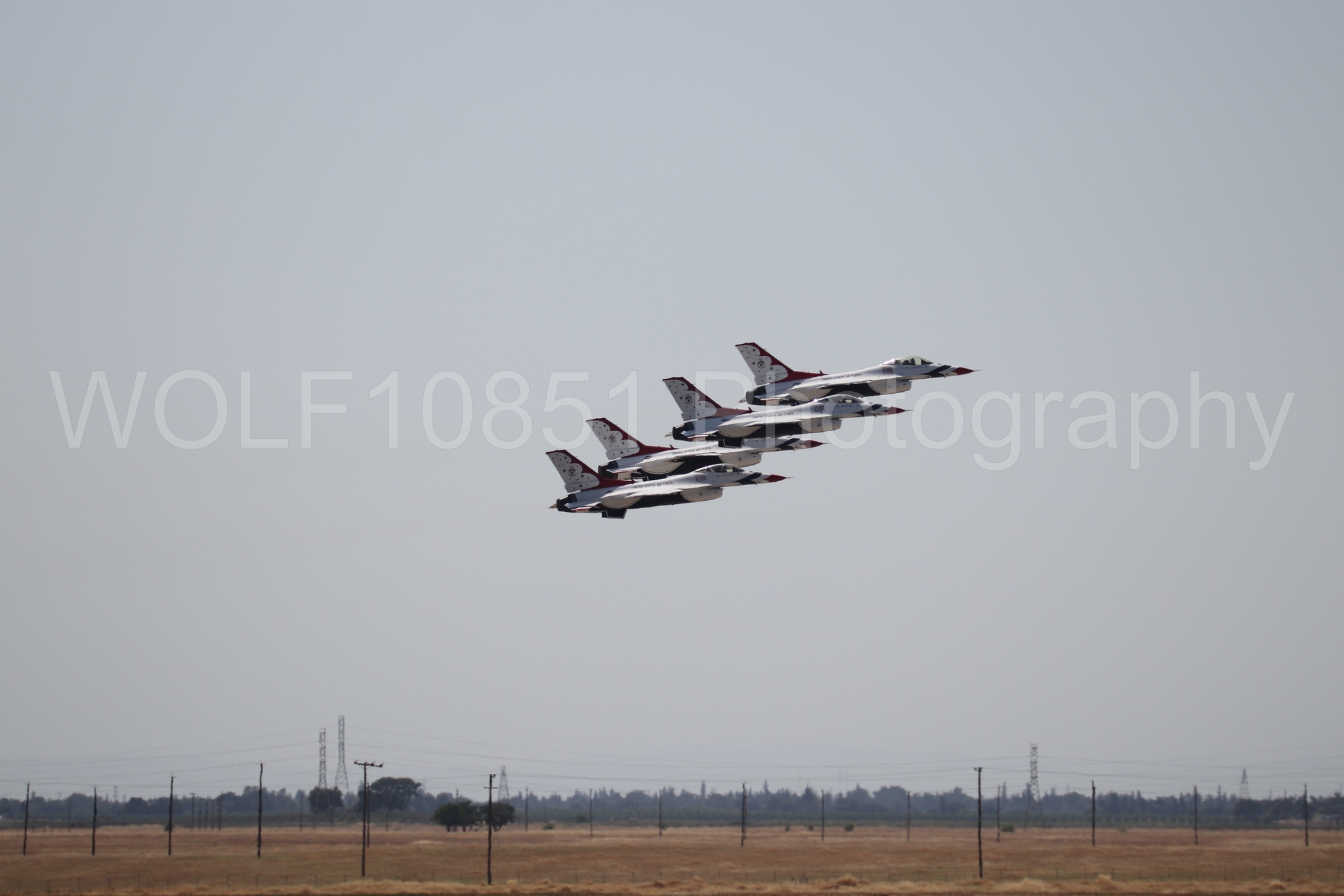 Aviation photography by WOLF10851 featuring Beale Air and Space Expo 2025, F-16 Fighting Falcon, Thunderbirds, Red White and Blue.