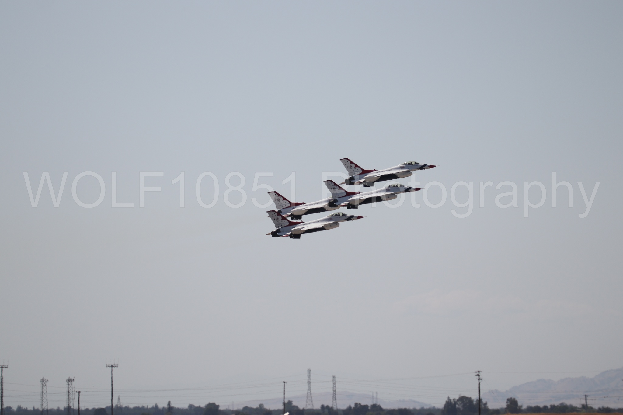 Aviation photography by WOLF10851 featuring Beale Air and Space Expo 2025, F-16 Fighting Falcon, Thunderbirds, Red White and Blue.