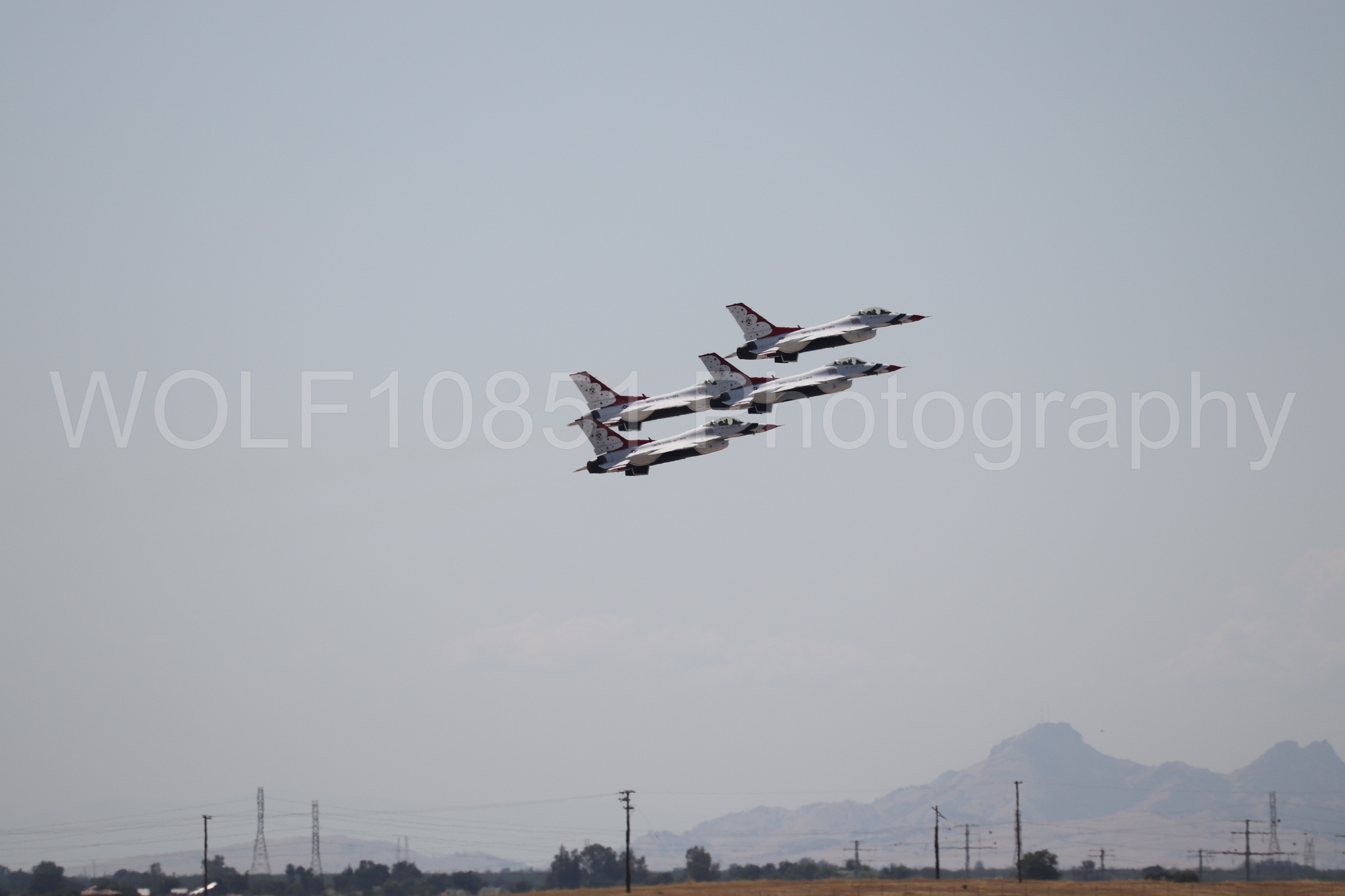 Aviation photography by WOLF10851 featuring Beale Air and Space Expo 2025, F-16 Fighting Falcon, Thunderbirds, Red White and Blue.