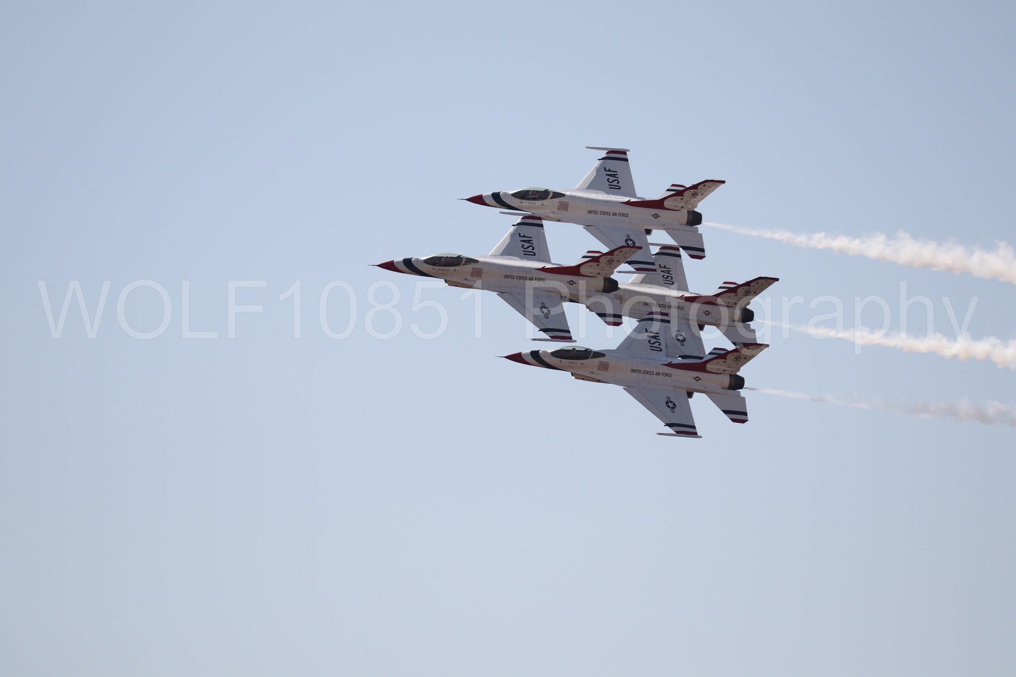 Aviation photography by WOLF10851 featuring Beale Air and Space Expo 2025, F-16 Fighting Falcon, Thunderbirds, Red White and Blue.