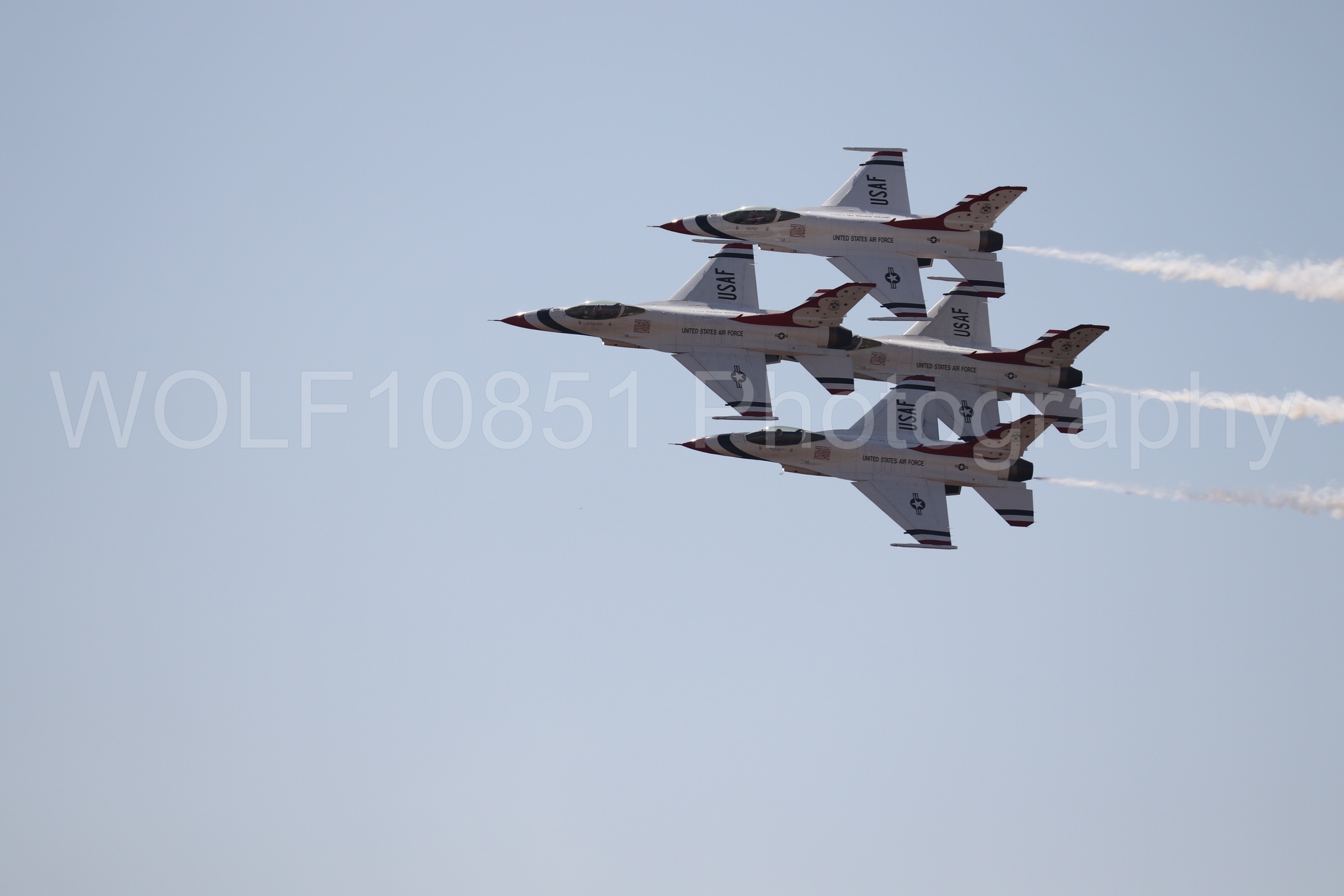 Aviation photography by WOLF10851 featuring Beale Air and Space Expo 2025, F-16 Fighting Falcon, Thunderbirds, Red White and Blue.