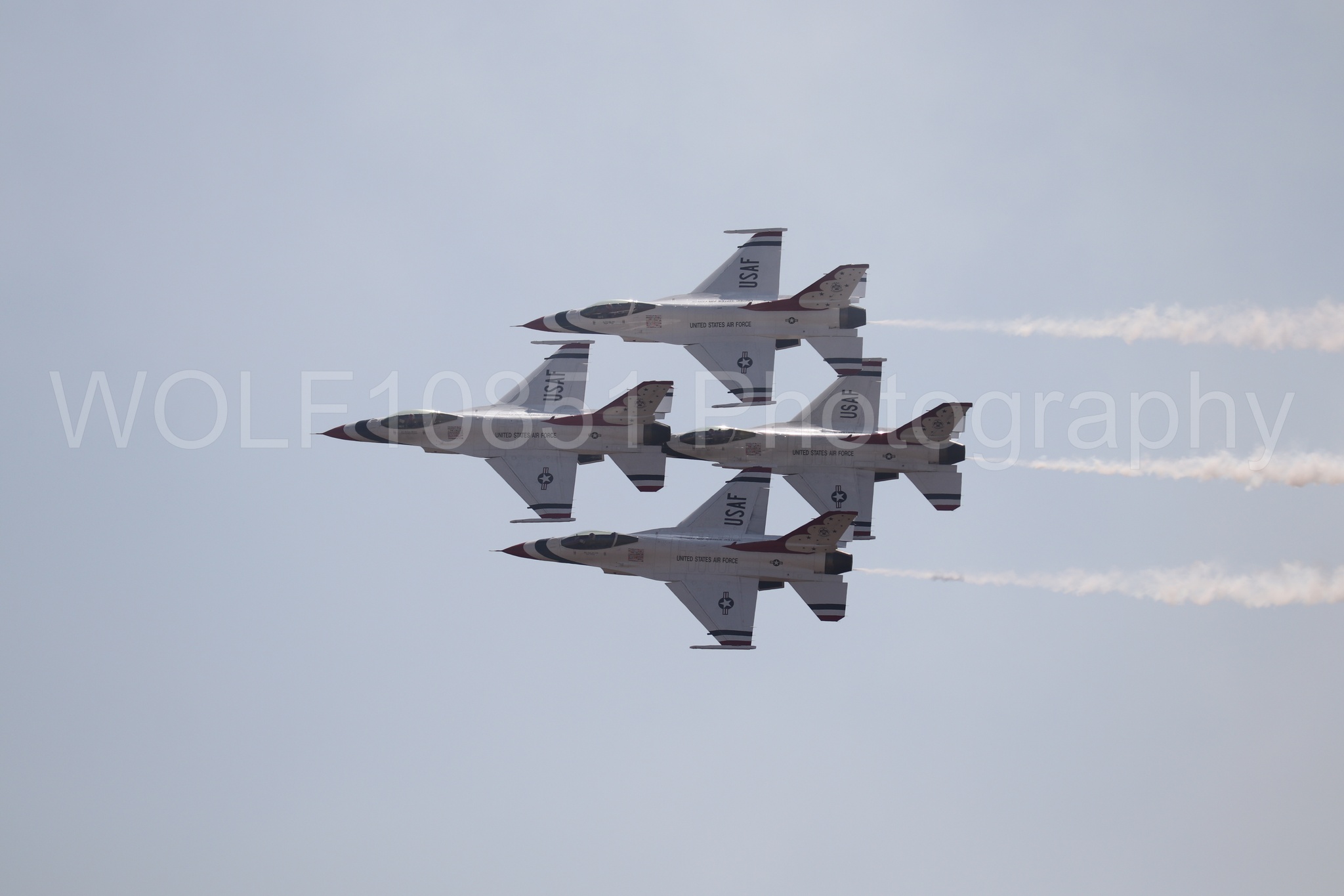 Aviation photography by WOLF10851 featuring Beale Air and Space Expo 2025, F-16 Fighting Falcon, Thunderbirds, Red White and Blue.