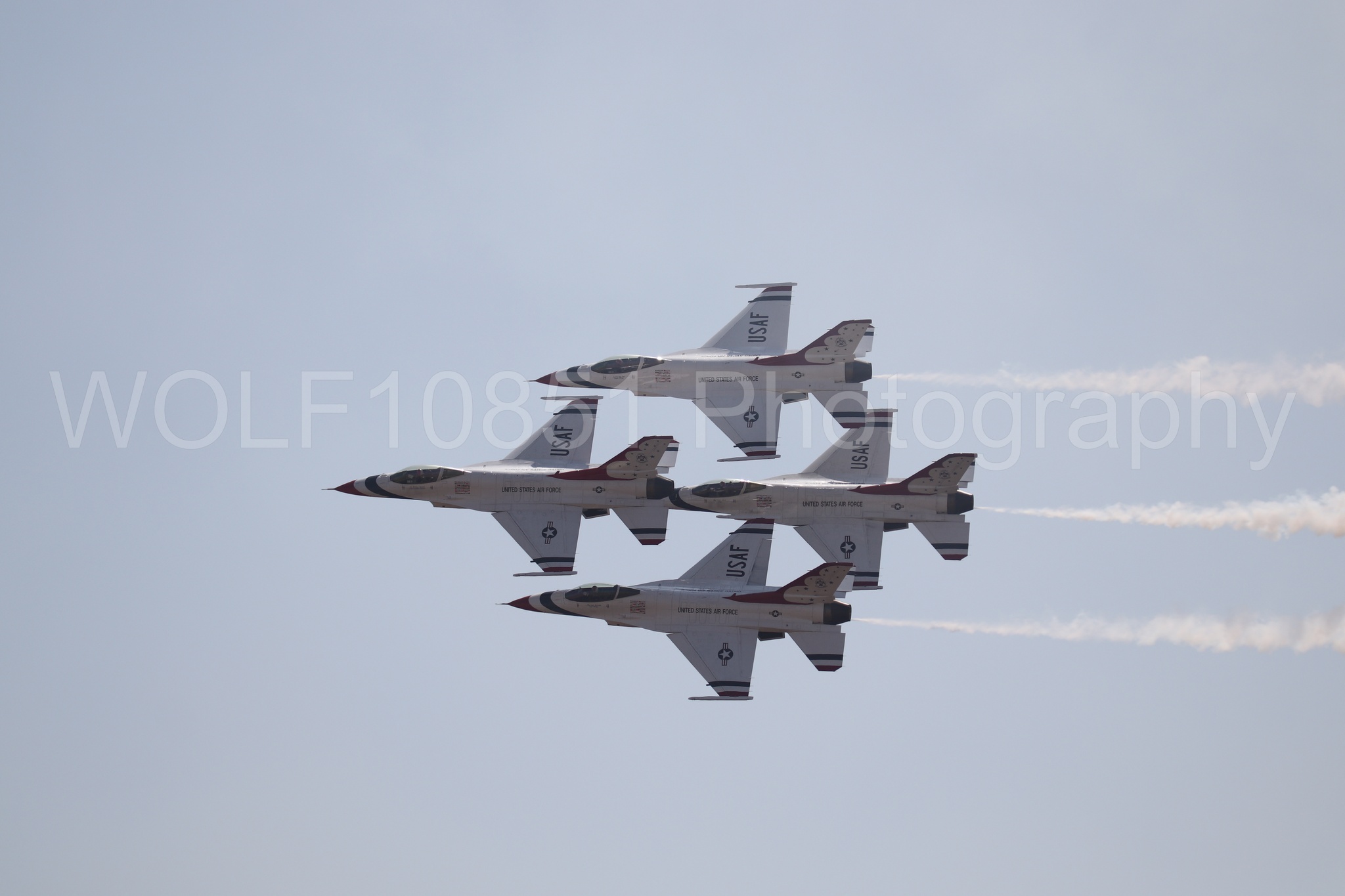 Aviation photography by WOLF10851 featuring Beale Air and Space Expo 2025, F-16 Fighting Falcon, Thunderbirds, Red White and Blue.