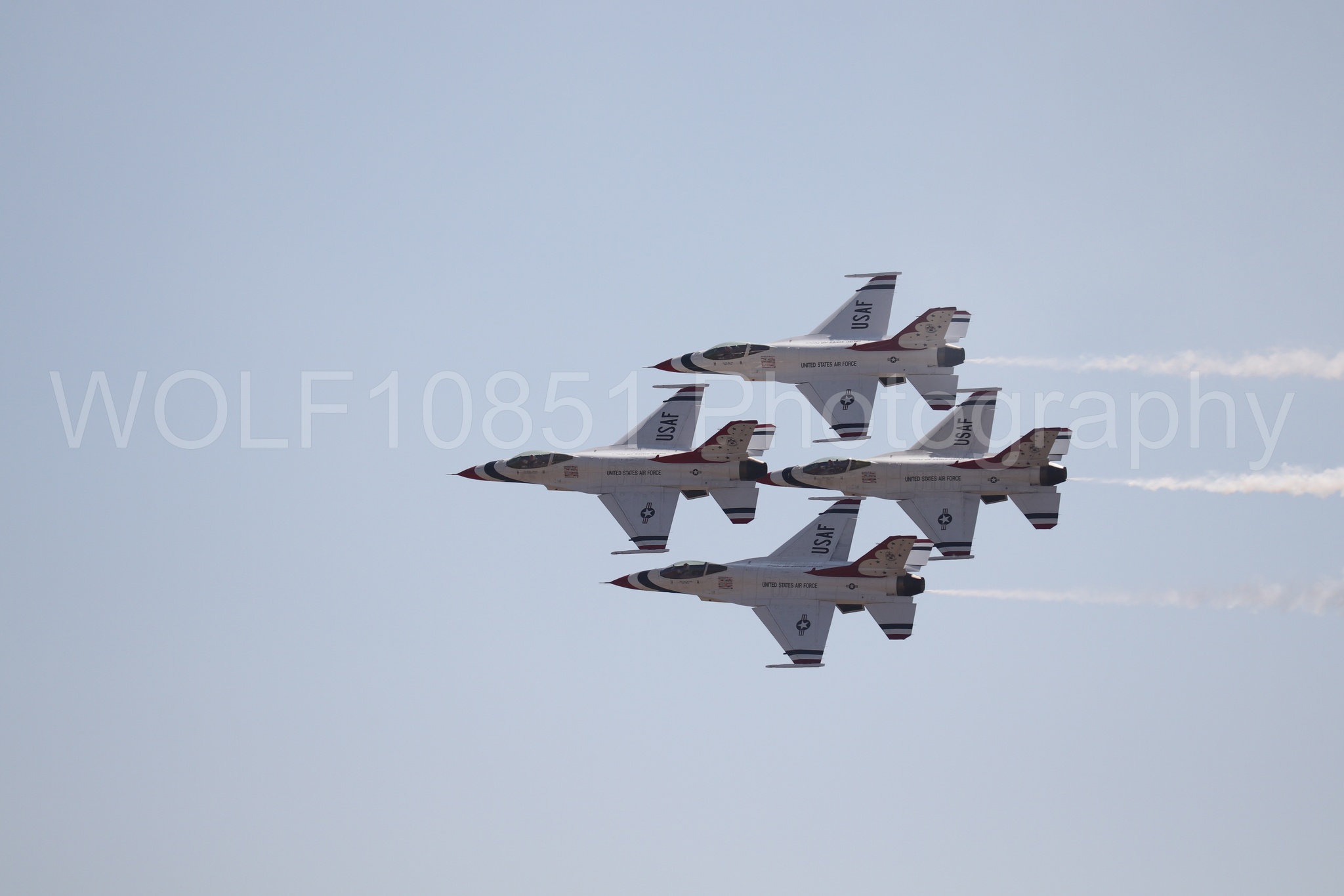 Aviation photography by WOLF10851 featuring Beale Air and Space Expo 2025, F-16 Fighting Falcon, Thunderbirds, Red White and Blue.