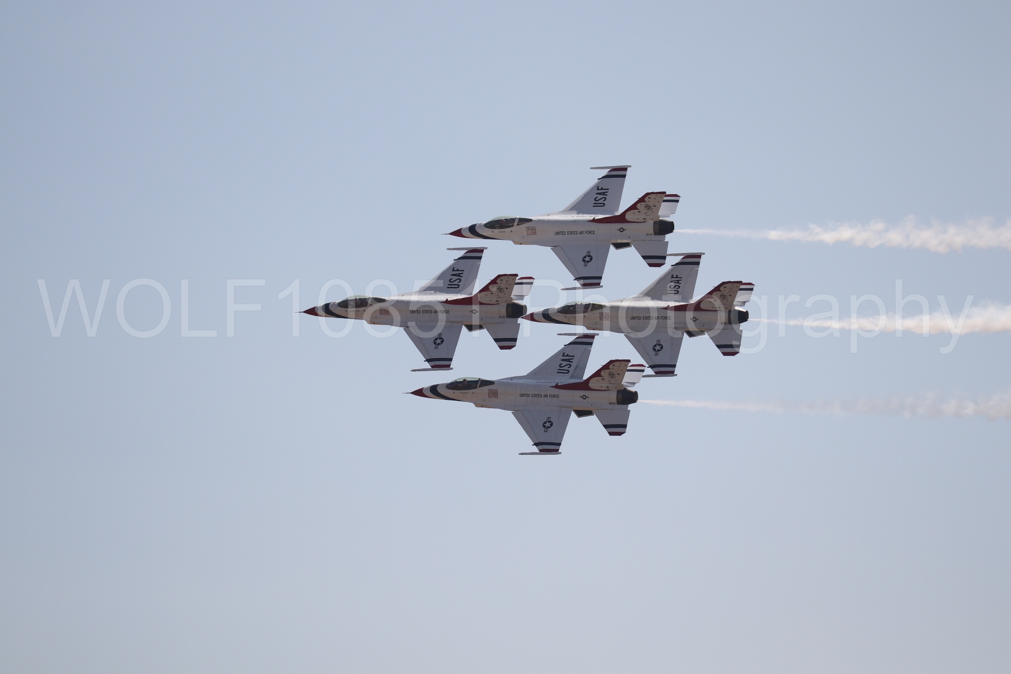 Aviation photography by WOLF10851 featuring Beale Air and Space Expo 2025, F-16 Fighting Falcon, Thunderbirds, Red White and Blue.