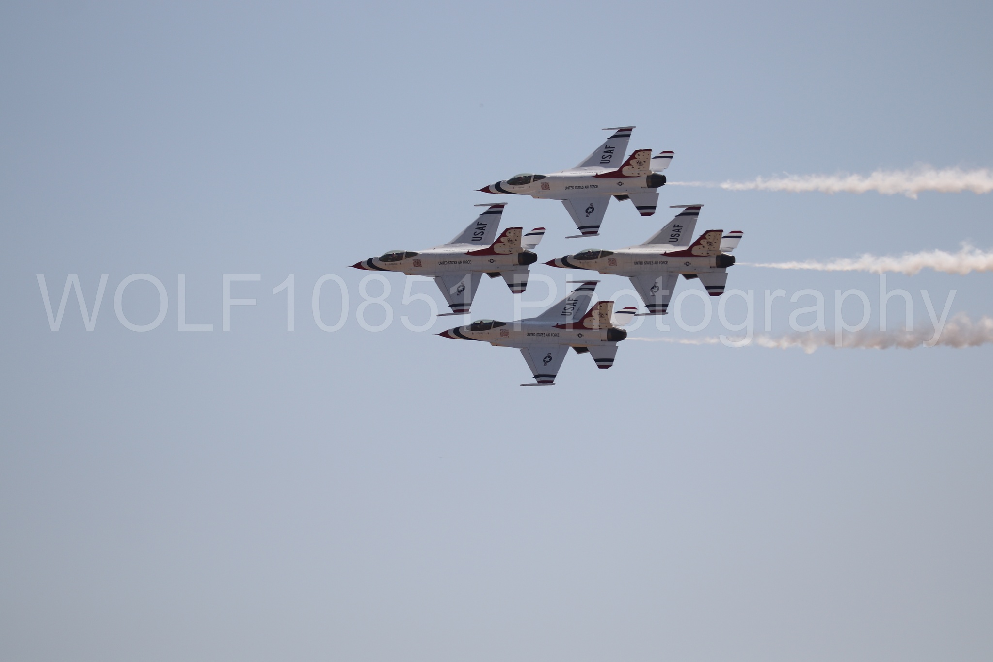 Aviation photography by WOLF10851 featuring Beale Air and Space Expo 2025, F-16 Fighting Falcon, Thunderbirds, Red White and Blue.