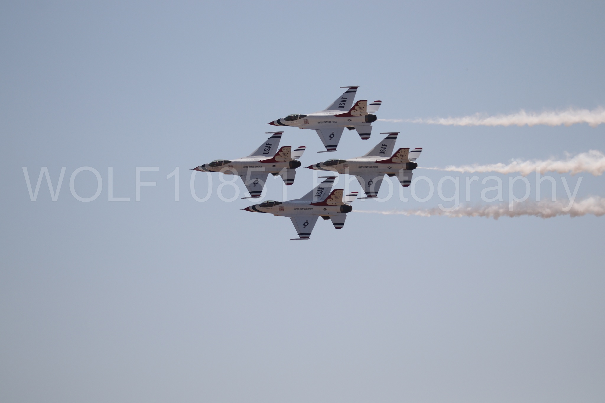 Aviation photography by WOLF10851 featuring Beale Air and Space Expo 2025, F-16 Fighting Falcon, Thunderbirds, Red White and Blue.