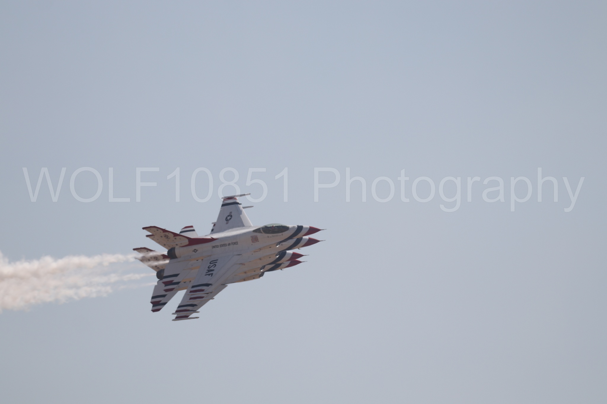 Aviation photography by WOLF10851 featuring Beale Air and Space Expo 2025, F-16 Fighting Falcon, Thunderbirds, Red White and Blue.