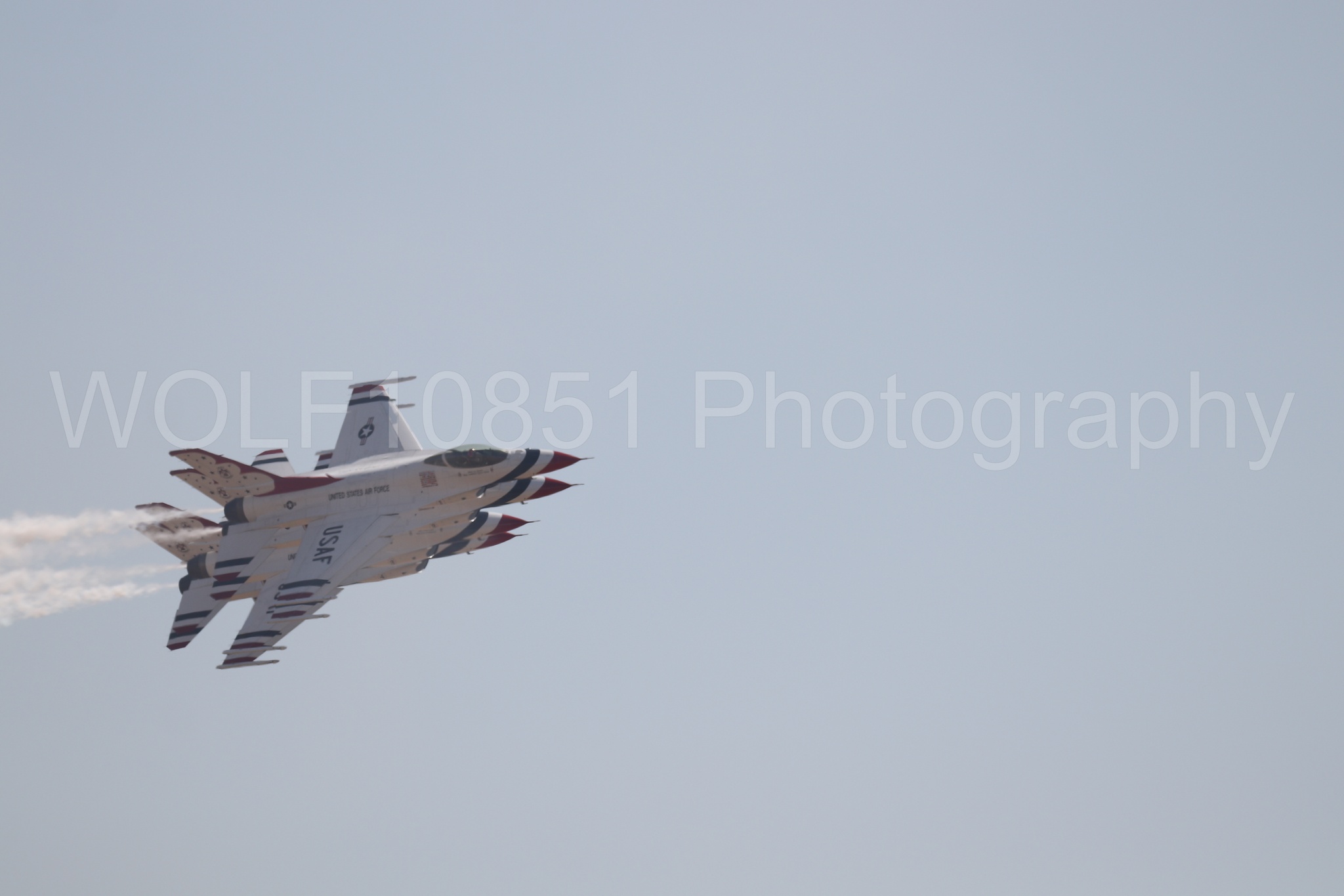 Aviation photography by WOLF10851 featuring Beale Air and Space Expo 2025, F-16 Fighting Falcon, Thunderbirds, Red White and Blue.