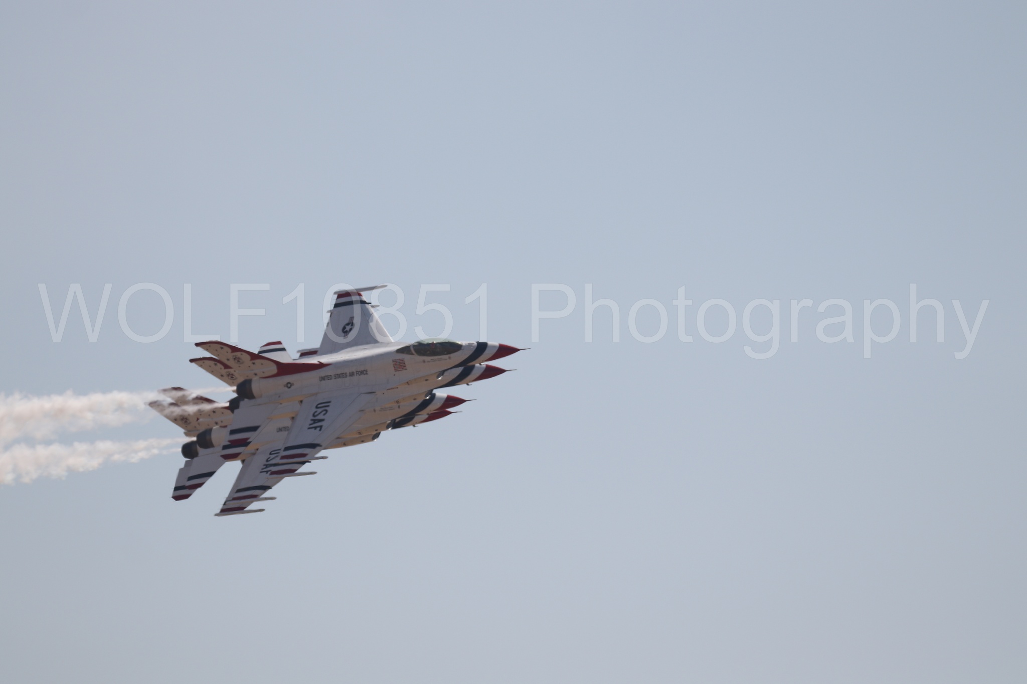 Aviation photography by WOLF10851 featuring Beale Air and Space Expo 2025, F-16 Fighting Falcon, Thunderbirds, Red White and Blue.