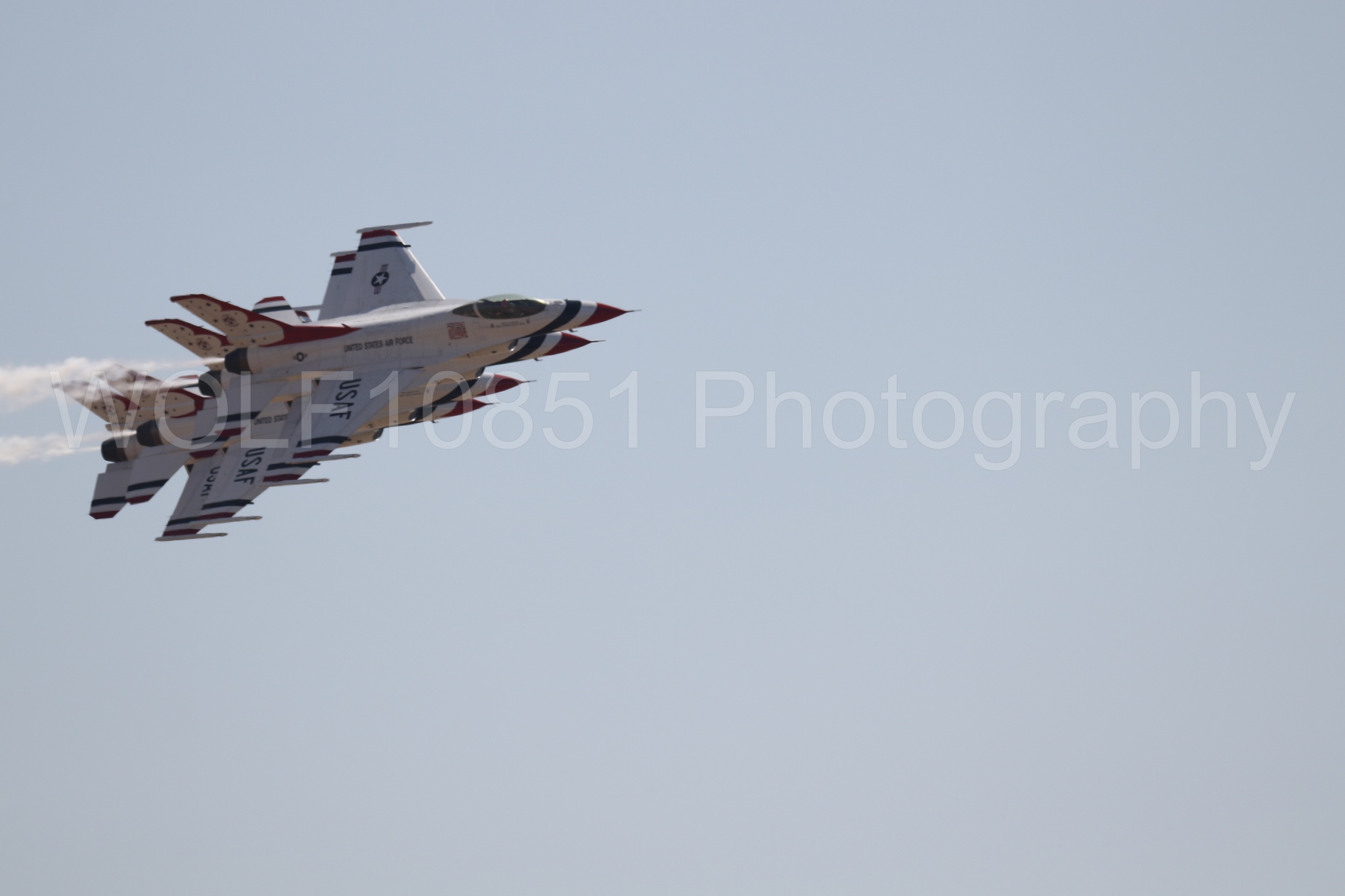Aviation photography by WOLF10851 featuring Beale Air and Space Expo 2025, F-16 Fighting Falcon, Thunderbirds, Red White and Blue.