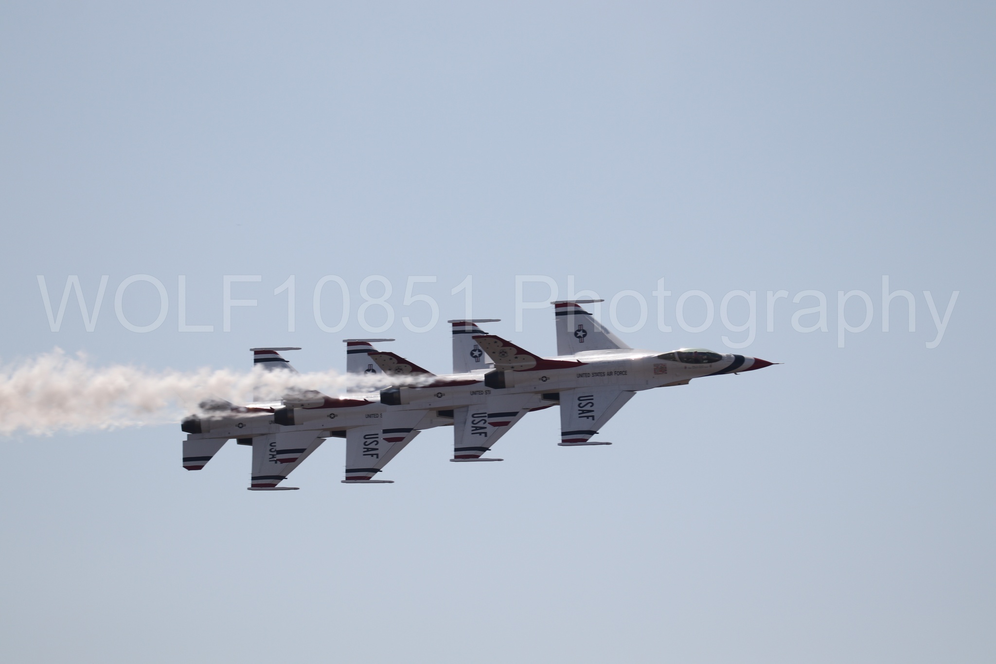 Aviation photography by WOLF10851 featuring Beale Air and Space Expo 2025, F-16 Fighting Falcon, Thunderbirds, Red White and Blue.
