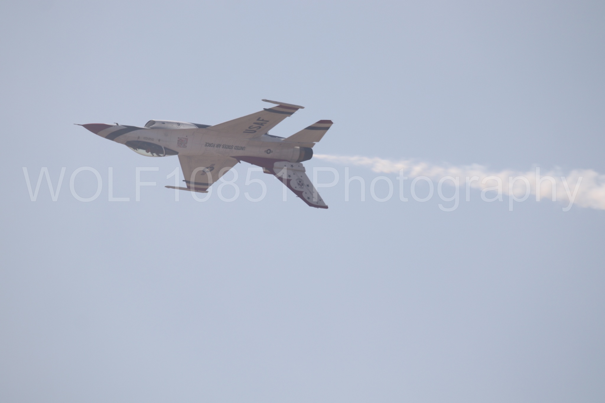 Aviation photography by WOLF10851 featuring Beale Air and Space Expo 2025, F-16 Fighting Falcon, Thunderbirds, Red White and Blue.