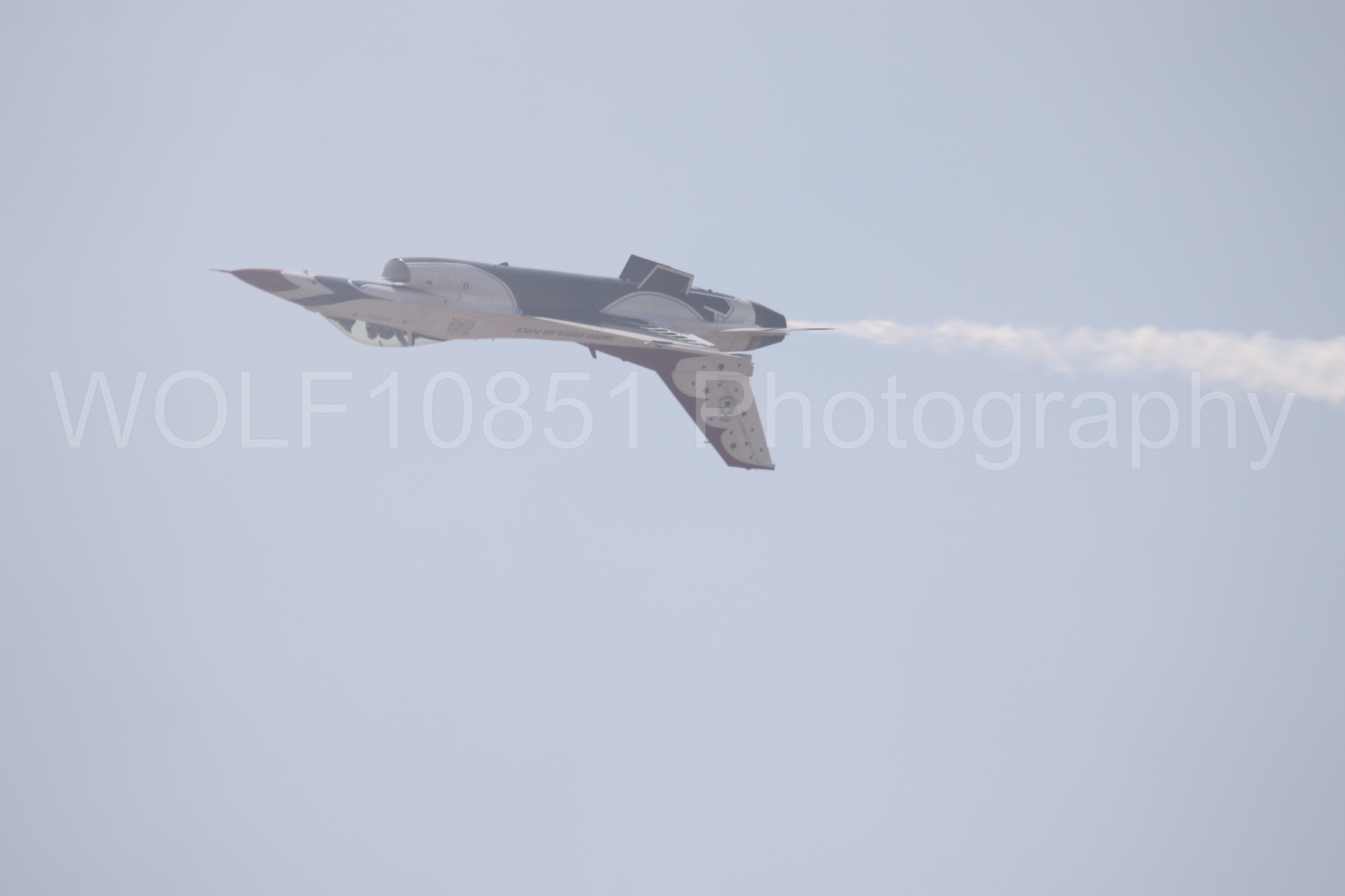 Aviation photography by WOLF10851 featuring Beale Air and Space Expo 2025, F-16 Fighting Falcon, Thunderbirds, Red White and Blue.