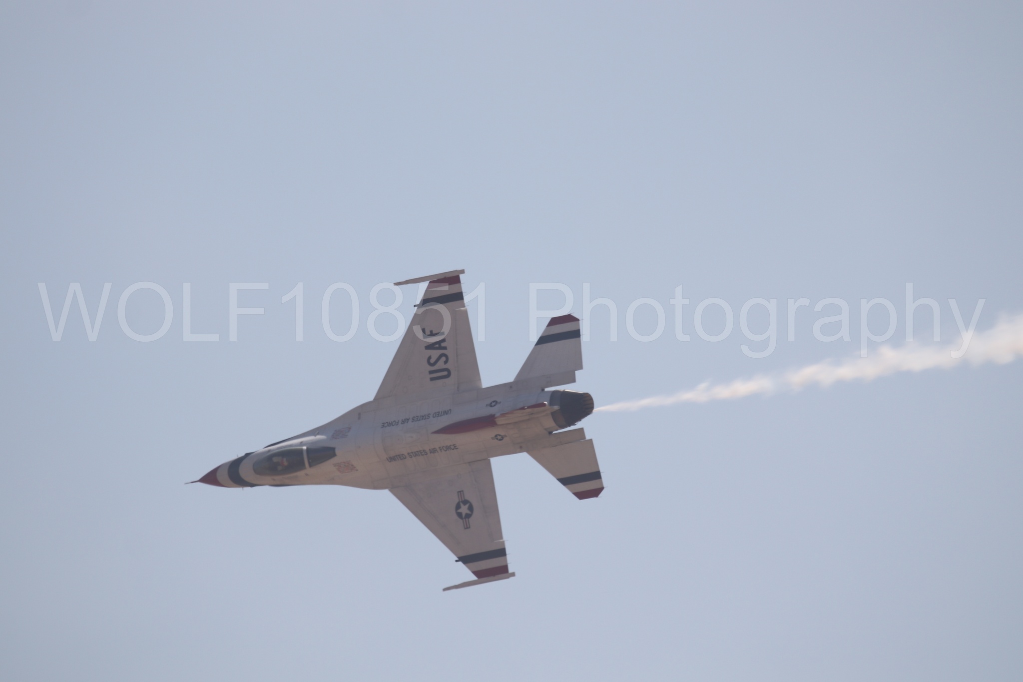 Aviation photography by WOLF10851 featuring Beale Air and Space Expo 2025, F-16 Fighting Falcon, Thunderbirds, Red White and Blue.