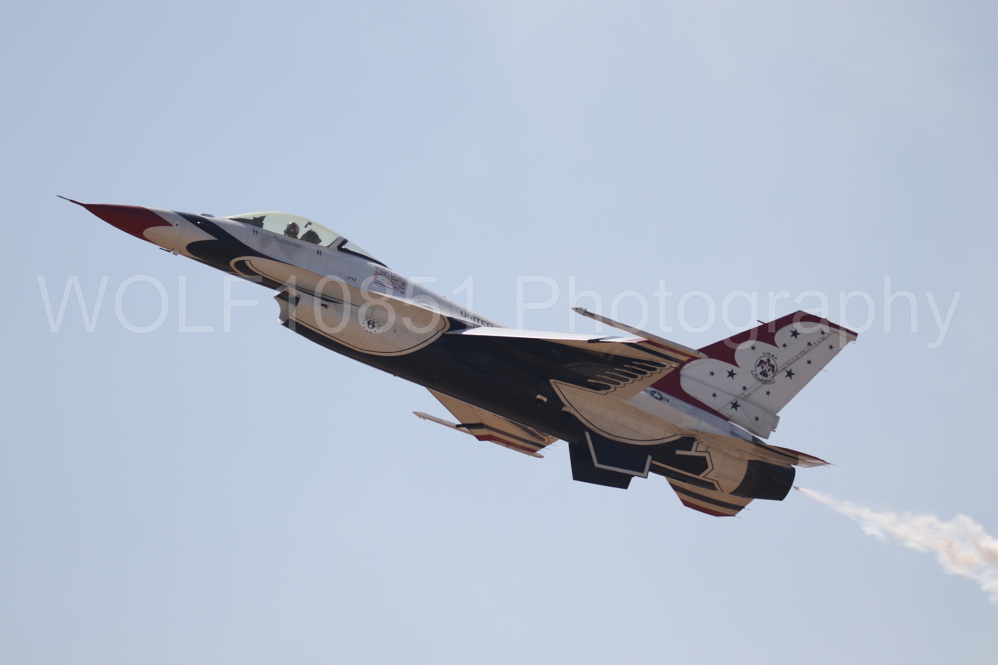 Aviation photography by WOLF10851 featuring Beale Air and Space Expo 2025, F-16 Fighting Falcon, Thunderbirds, Red White and Blue.