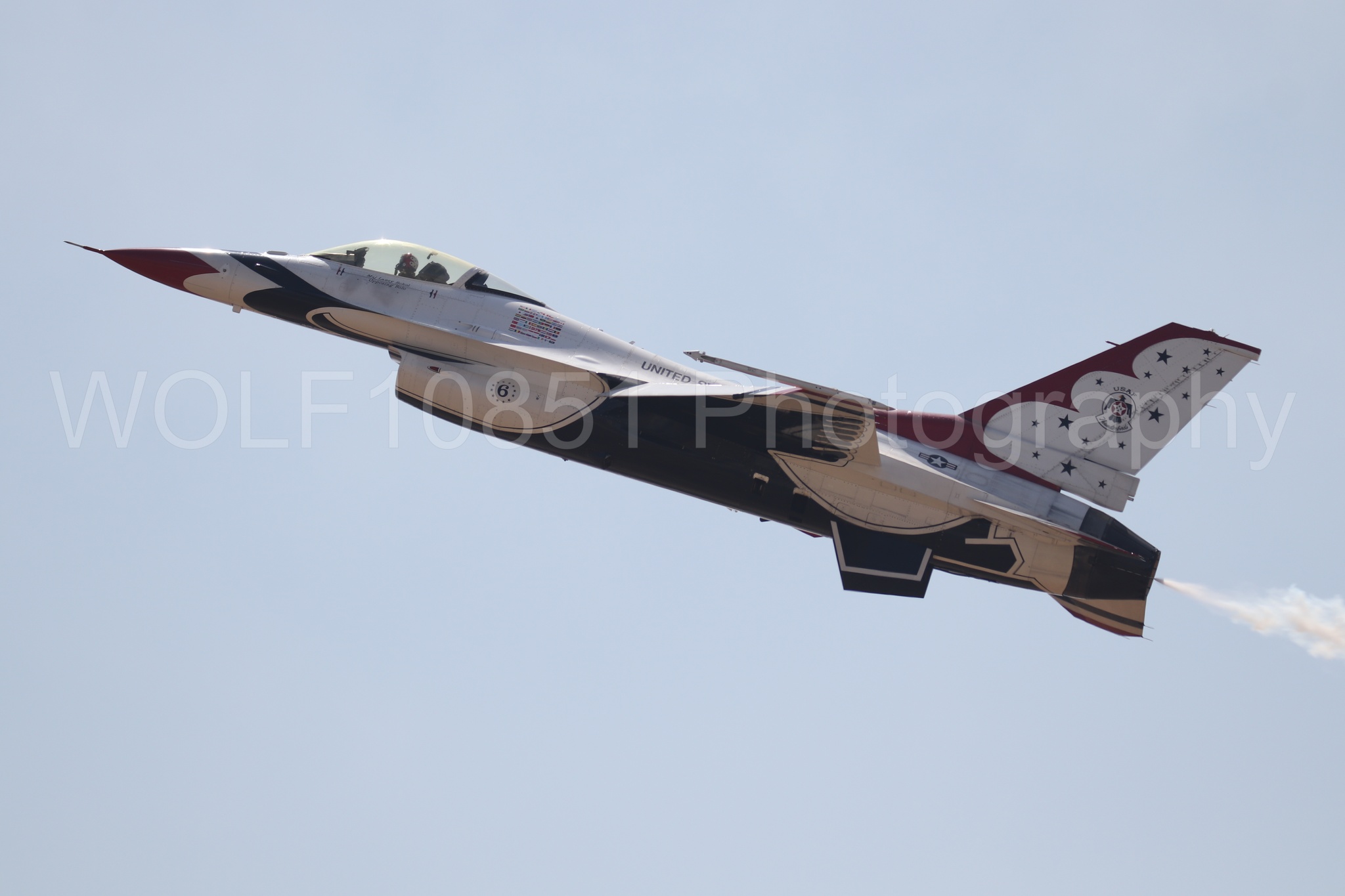Aviation photography by WOLF10851 featuring Beale Air and Space Expo 2025, F-16 Fighting Falcon, Thunderbirds, Red White and Blue.