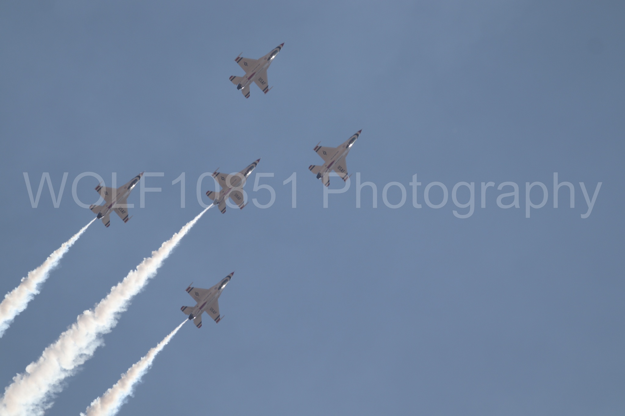 Aviation photography by WOLF10851 featuring Beale Air and Space Expo 2025, F-16 Fighting Falcon, Thunderbirds, Red White and Blue.