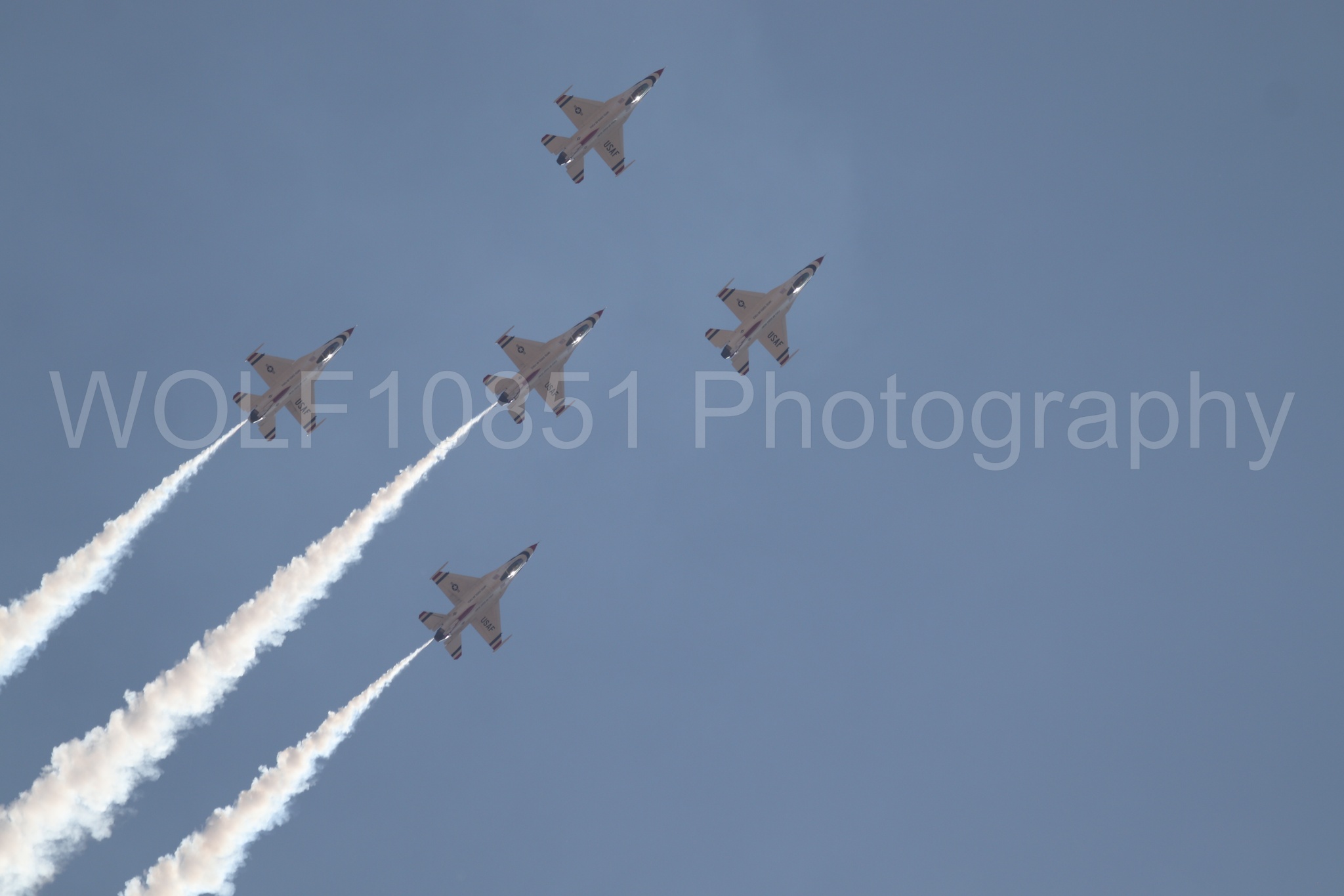 Aviation photography by WOLF10851 featuring Beale Air and Space Expo 2025, F-16 Fighting Falcon, Thunderbirds, Red White and Blue.