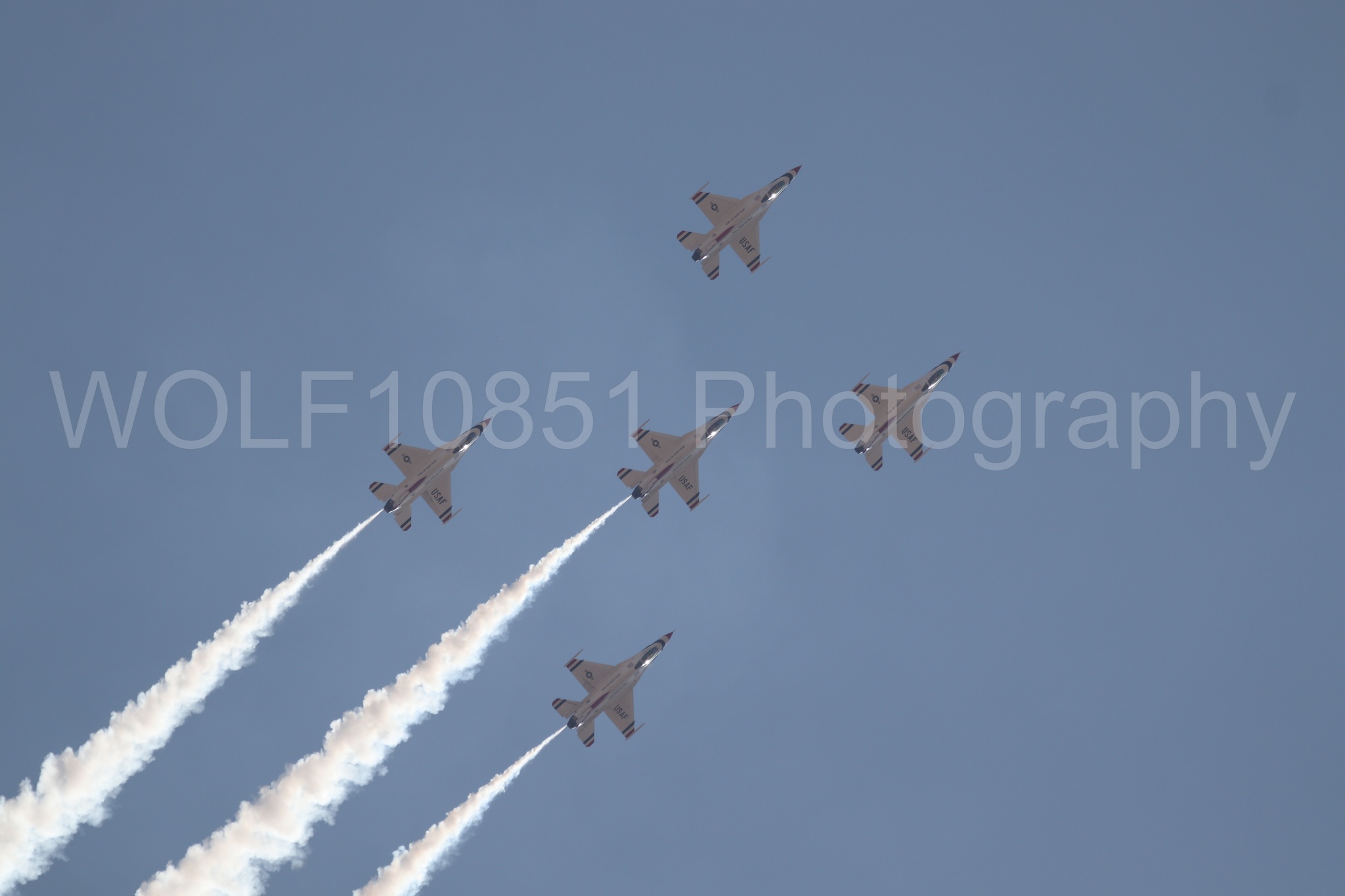 Aviation photography by WOLF10851 featuring Beale Air and Space Expo 2025, F-16 Fighting Falcon, Thunderbirds, Red White and Blue.