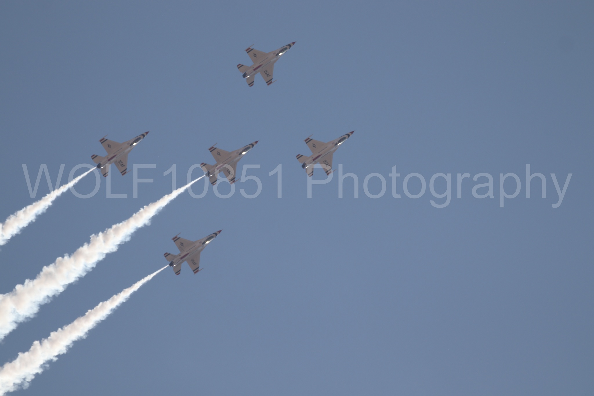 Aviation photography by WOLF10851 featuring Beale Air and Space Expo 2025, F-16 Fighting Falcon, Thunderbirds, Red White and Blue.