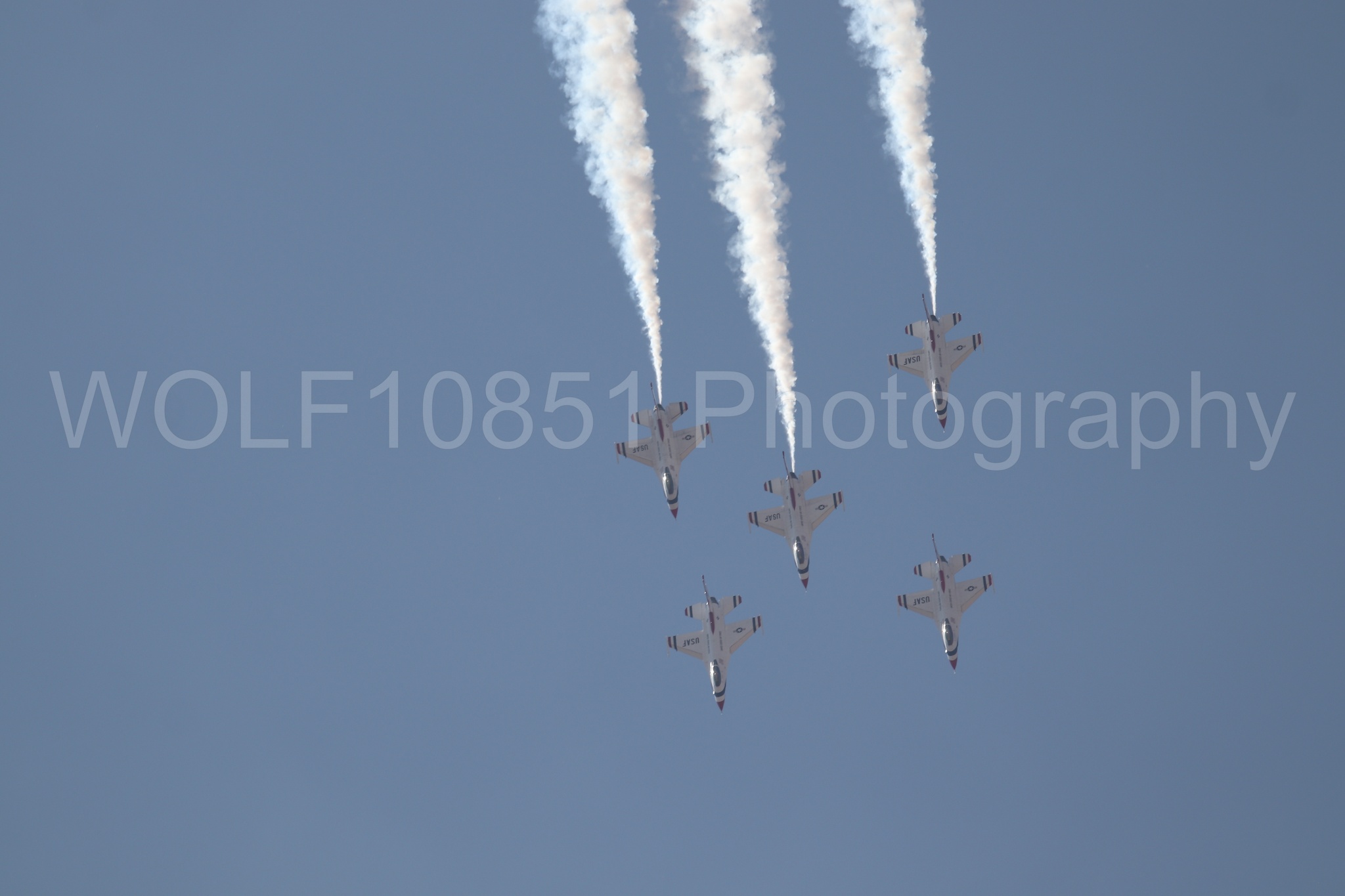 Aviation photography by WOLF10851 featuring Beale Air and Space Expo 2025, F-16 Fighting Falcon, Thunderbirds, Red White and Blue.