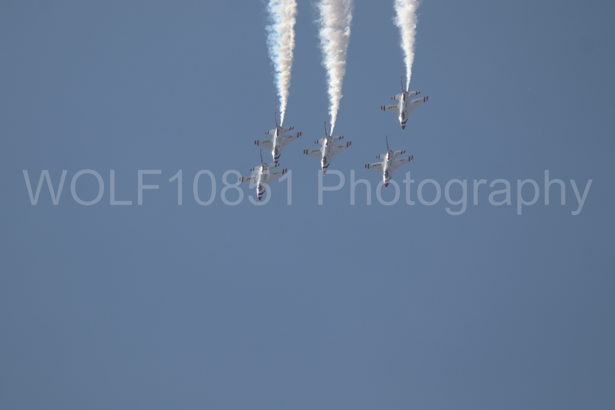 Aviation photography by WOLF10851 featuring Beale Air and Space Expo 2025, F-16 Fighting Falcon, Thunderbirds, Red White and Blue.