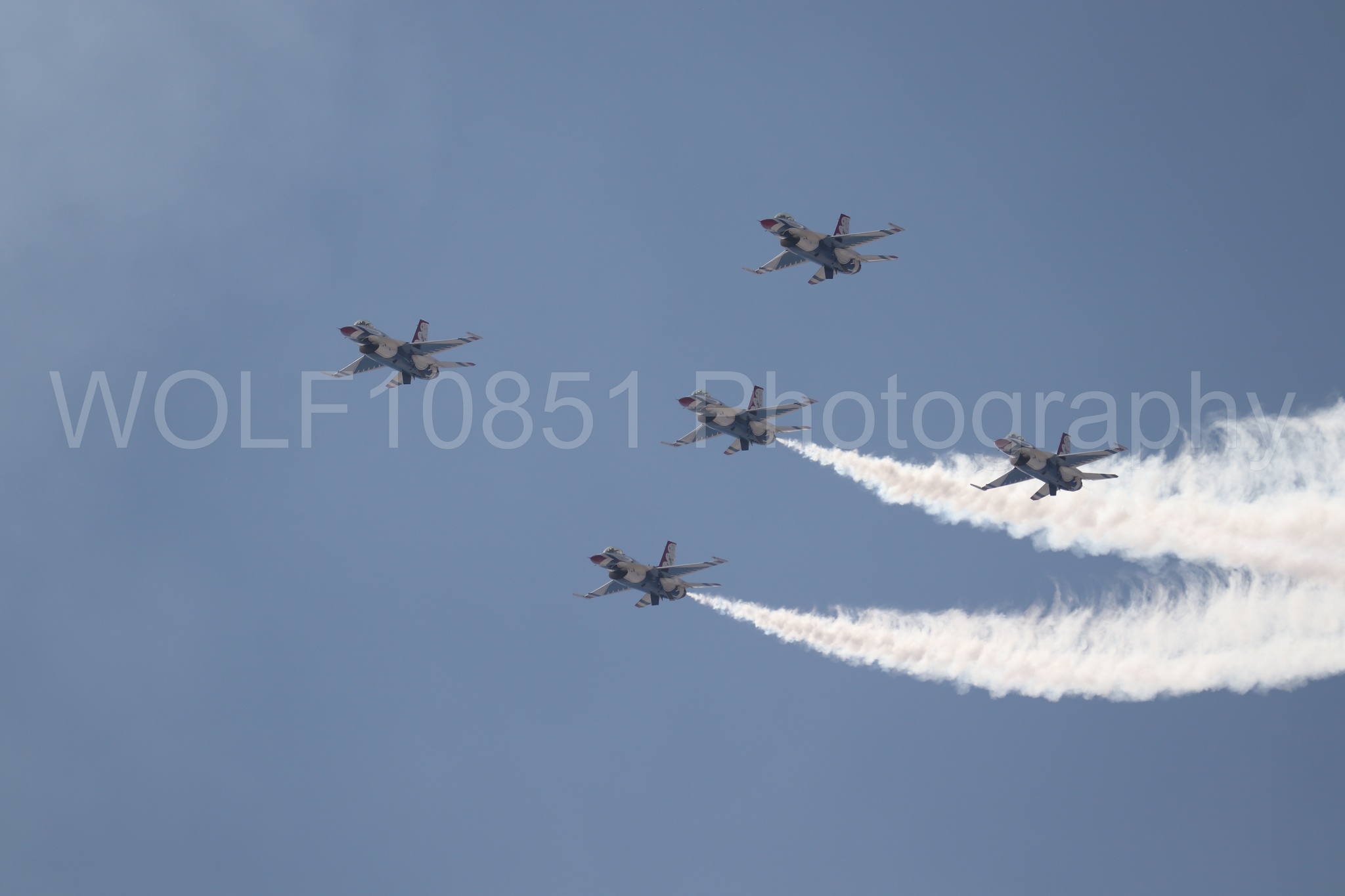 Aviation photography by WOLF10851 featuring Beale Air and Space Expo 2025, F-16 Fighting Falcon, Thunderbirds, Red White and Blue.