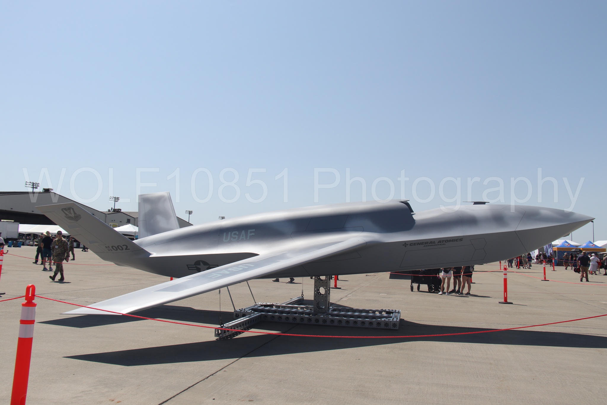 Aviation photography by WOLF10851 featuring Beale Air and Space Expo 2025, Static Display, YFQ-42A.