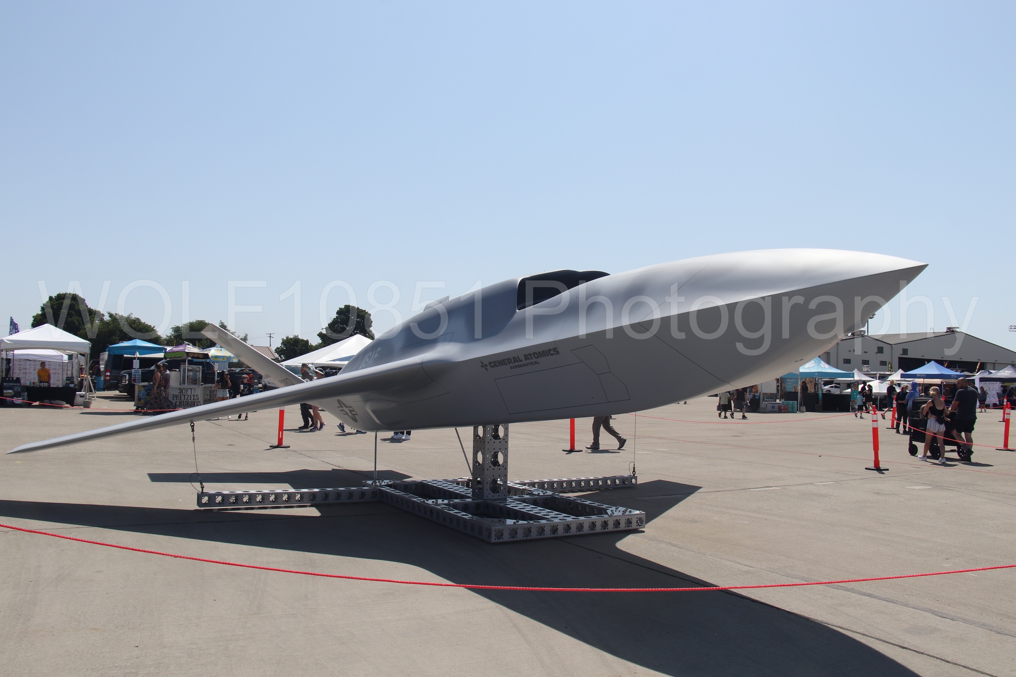 Aviation photography by WOLF10851 featuring Beale Air and Space Expo 2025, Static Display, YFQ-42A.