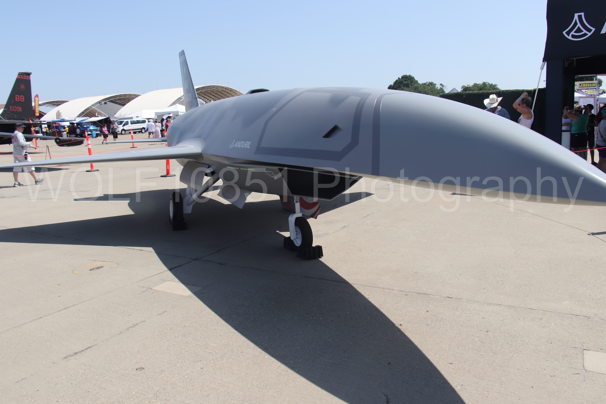 Aviation photography by WOLF10851 featuring Beale Air and Space Expo 2025, Static Display, Anduril YFQ-44 Fury.