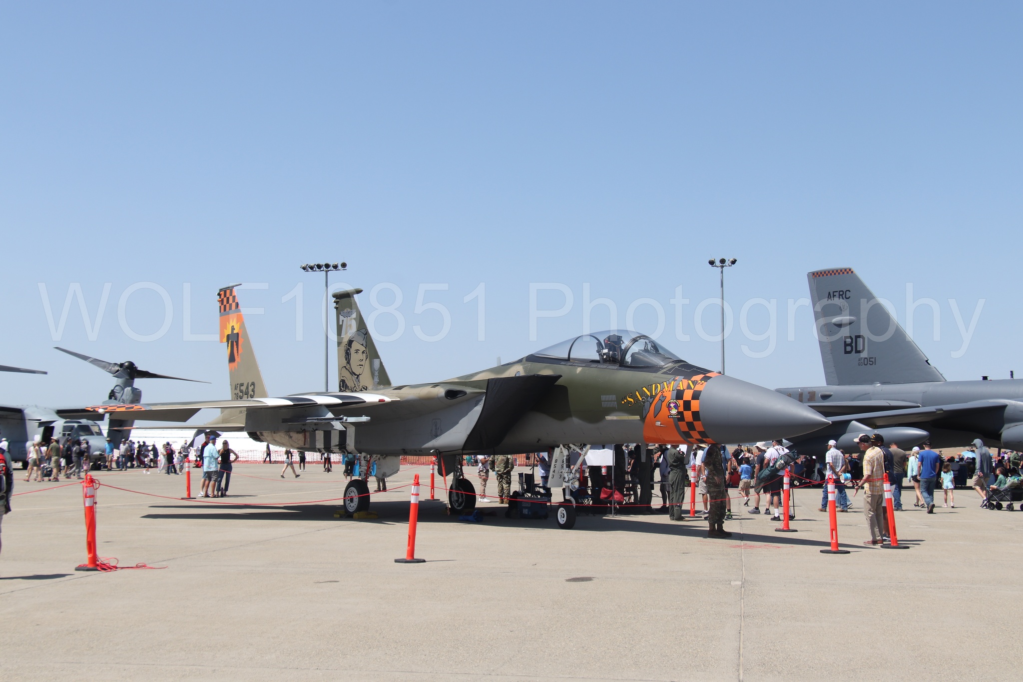 Aviation photography by WOLF10851 featuring Beale Air and Space Expo 2025, Static Display, Kingsley Field Sandman, F-15 Eagle.