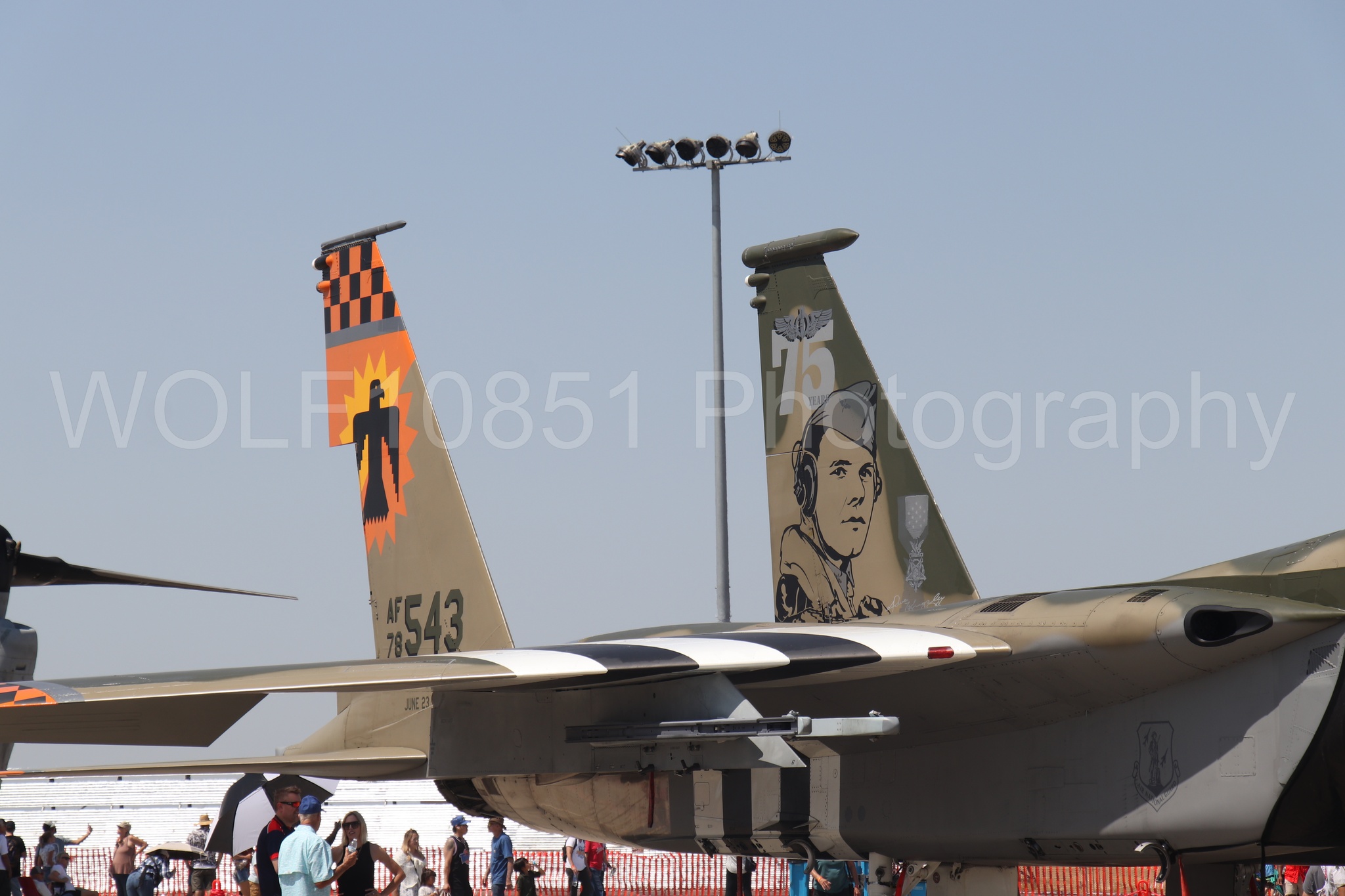 Aviation photography by WOLF10851 featuring Beale Air and Space Expo 2025, Static Display, Kingsley Field Sandman, F-15 Eagle.