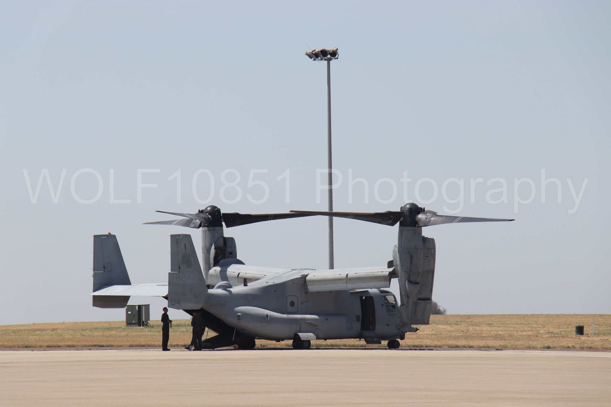 Aviation photography by WOLF10851 featuring Beale Air and Space Expo 2025, MV-22 Osprey, Static Display.