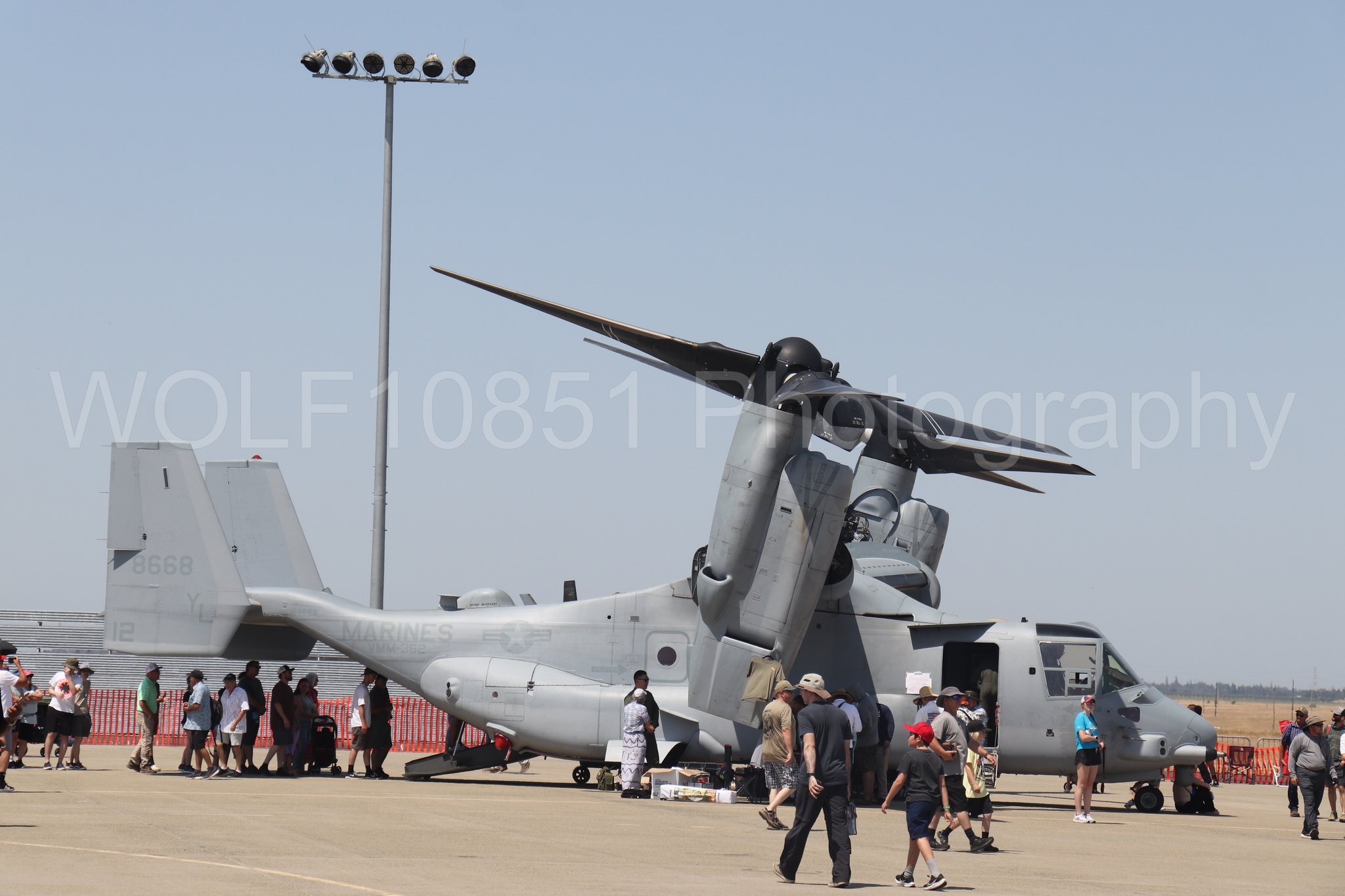 Aviation photography by WOLF10851 featuring Beale Air and Space Expo 2025, MV-22 Osprey, Static Display.