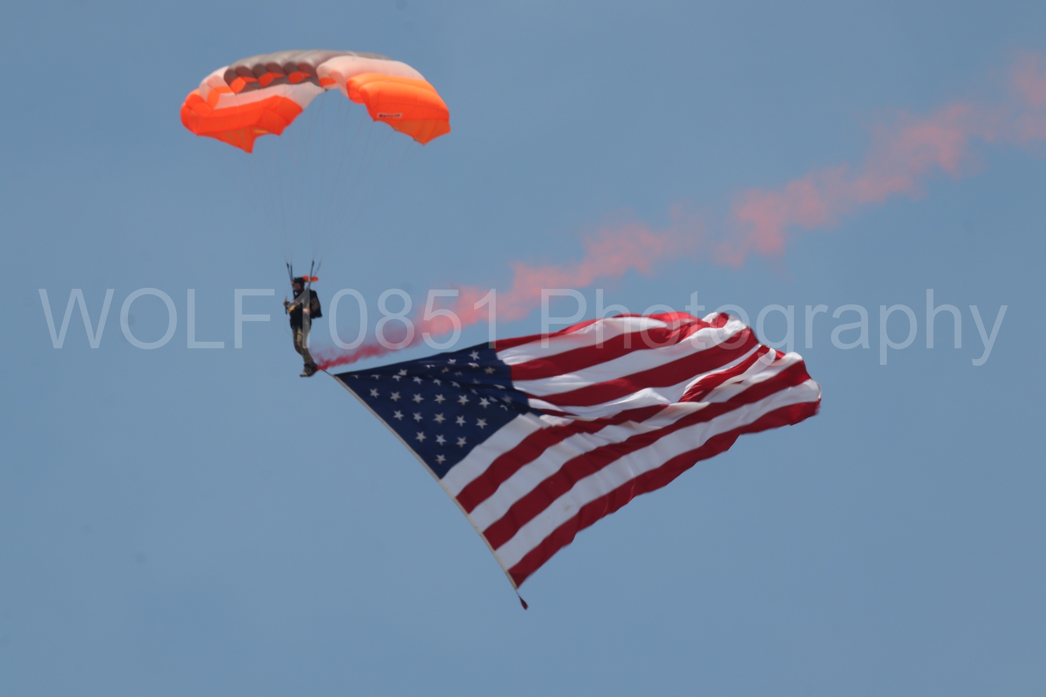 Aviation photography by WOLF10851 featuring Beale Air and Space Expo 2025, USAF Parachutist Demonstration.