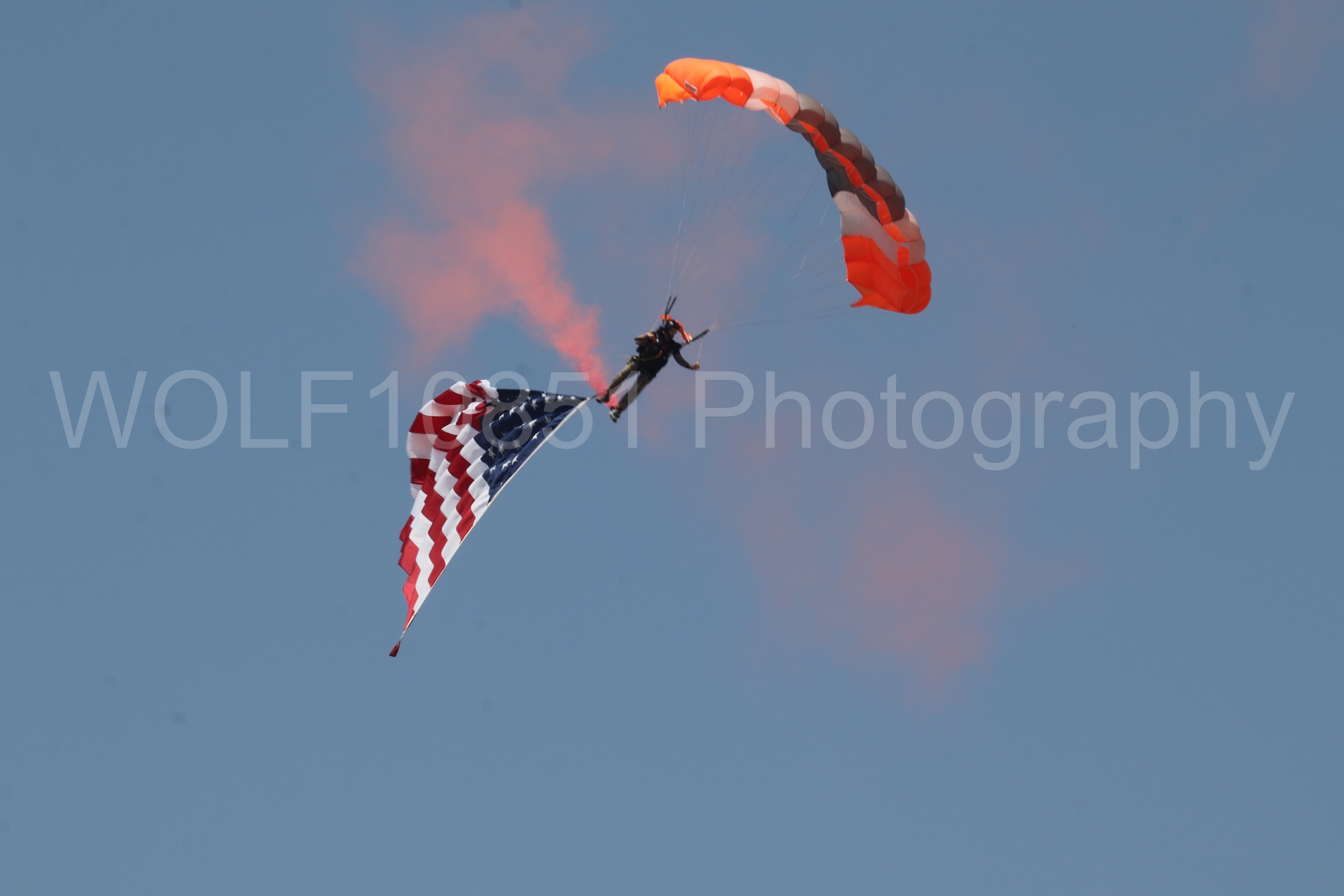 Aviation photography by WOLF10851 featuring Beale Air and Space Expo 2025, USAF Parachutist Demonstration.