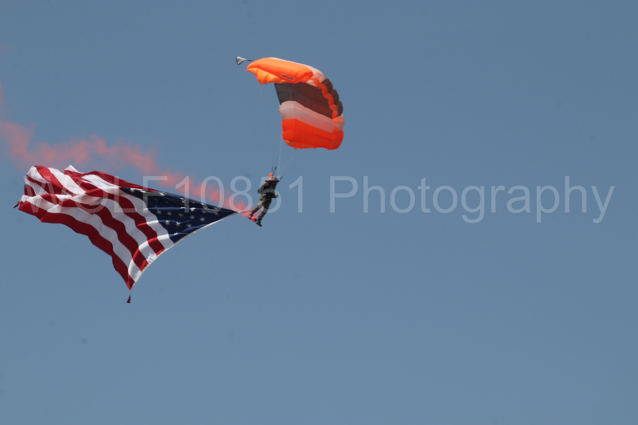 Aviation photography by WOLF10851 featuring Beale Air and Space Expo 2025, USAF Parachutist Demonstration.