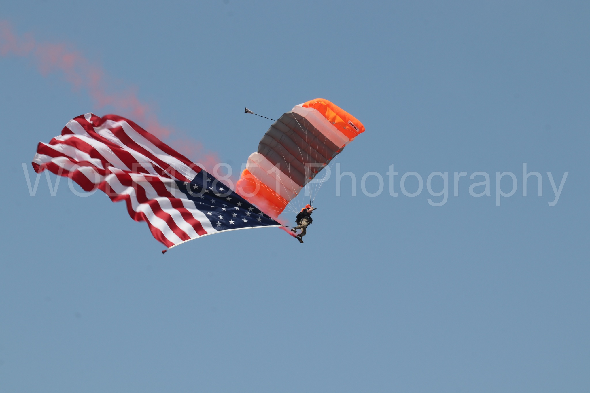 Aviation photography by WOLF10851 featuring Beale Air and Space Expo 2025, USAF Parachutist Demonstration.