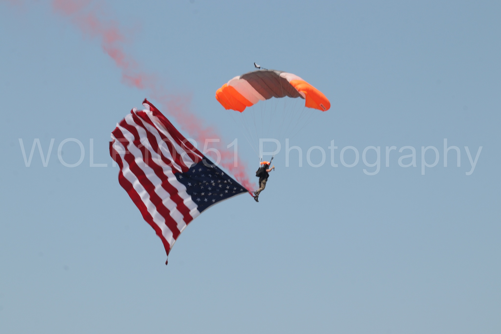 Aviation photography by WOLF10851 featuring Beale Air and Space Expo 2025, USAF Parachutist Demonstration.