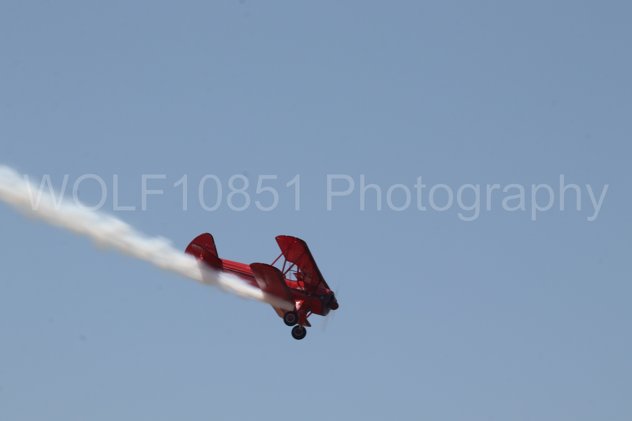 Aviation photography by WOLF10851 featuring Beale Air and Space Expo 2025, Boeing Stearman bi-plane, Vicky Benzing.