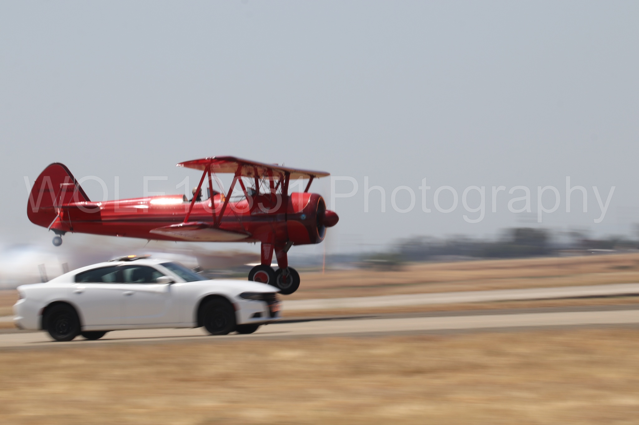 Aviation photography by WOLF10851 featuring Beale Air and Space Expo 2025, Boeing Stearman bi-plane, Vicky Benzing.