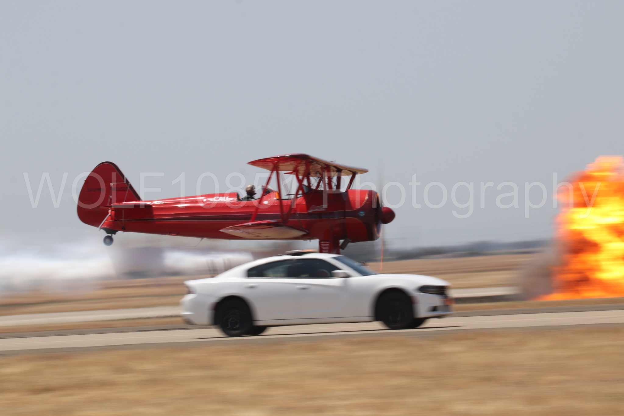 Aviation photography by WOLF10851 featuring Beale Air and Space Expo 2025, Boeing Stearman bi-plane, Vicky Benzing.