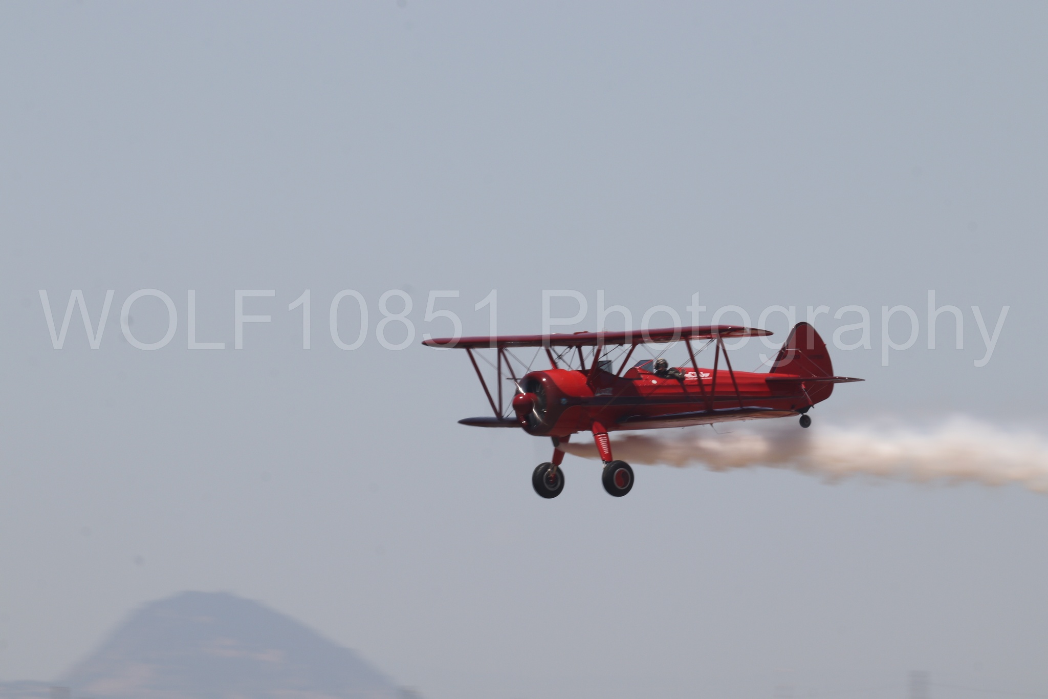 Aviation photography by WOLF10851 featuring Beale Air and Space Expo 2025, Boeing Stearman bi-plane, Vicky Benzing.