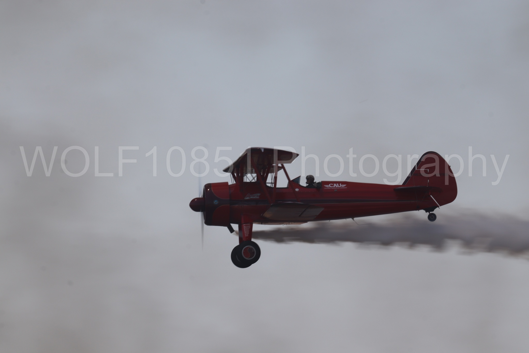 Aviation photography by WOLF10851 featuring Beale Air and Space Expo 2025, Boeing Stearman bi-plane, Vicky Benzing.