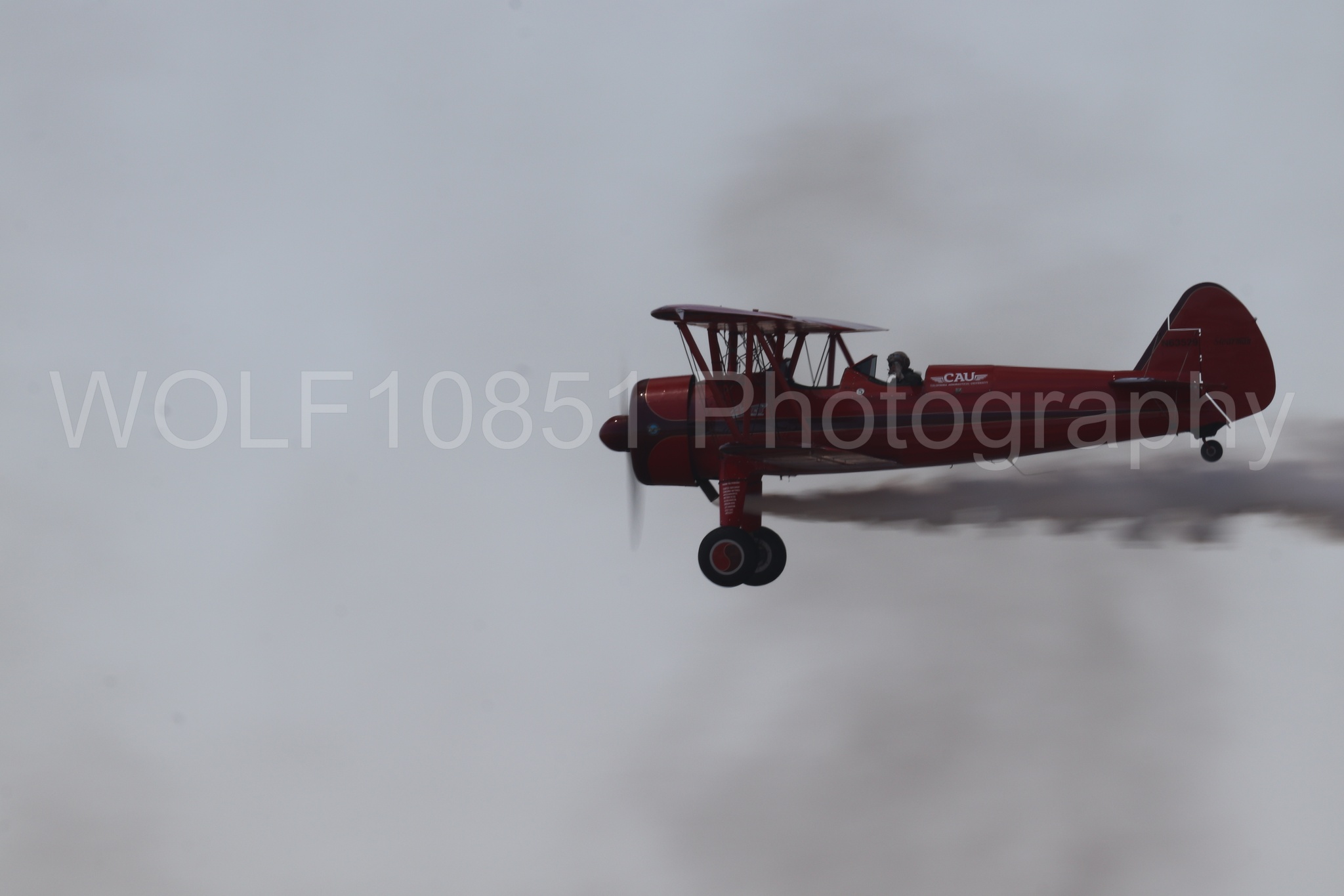 Aviation photography by WOLF10851 featuring Beale Air and Space Expo 2025, Boeing Stearman bi-plane, Vicky Benzing.