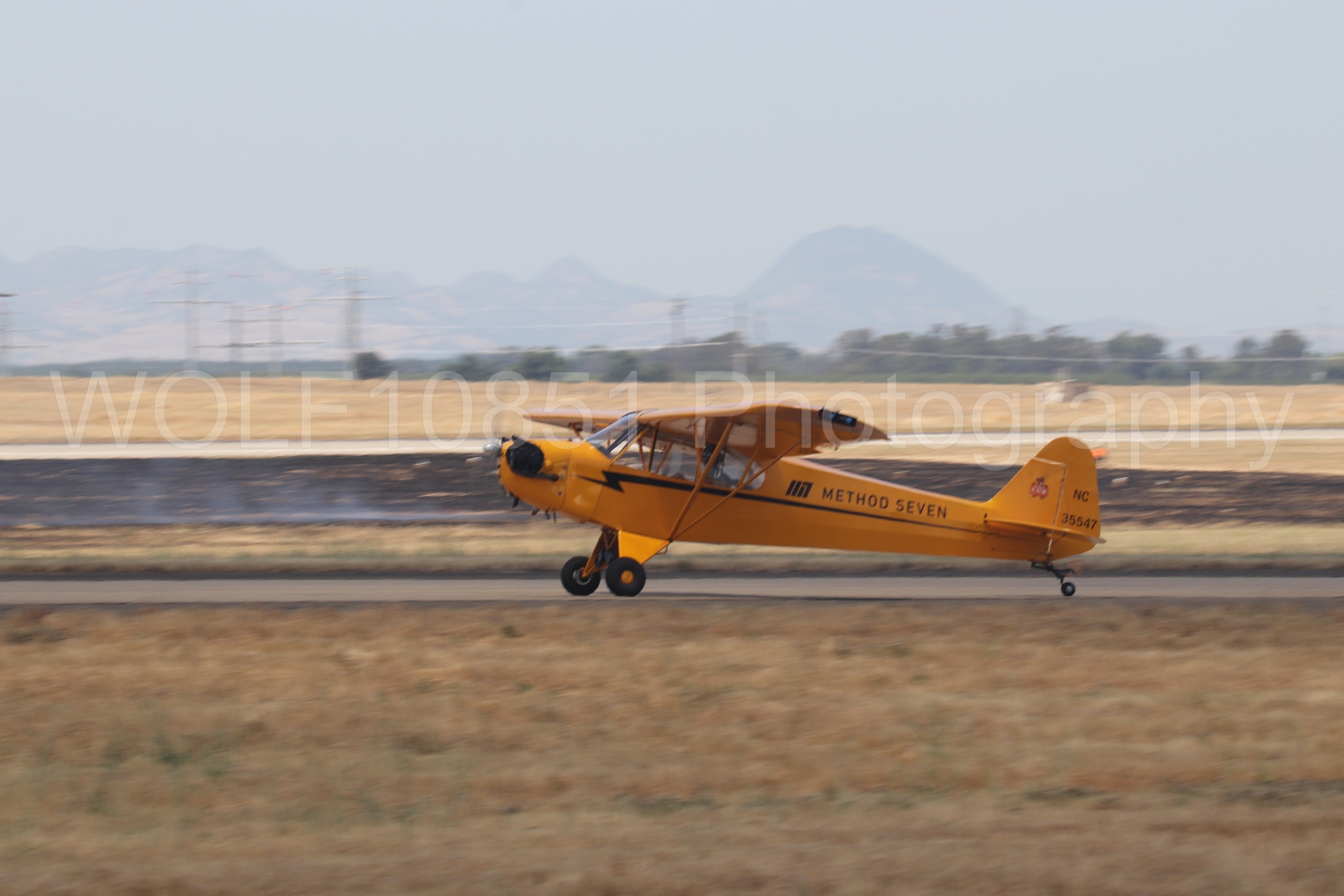 Aviation photography by WOLF10851 featuring Beale Air and Space Expo 2025, Piper J-3 Cub, Tucker Air Patrol.