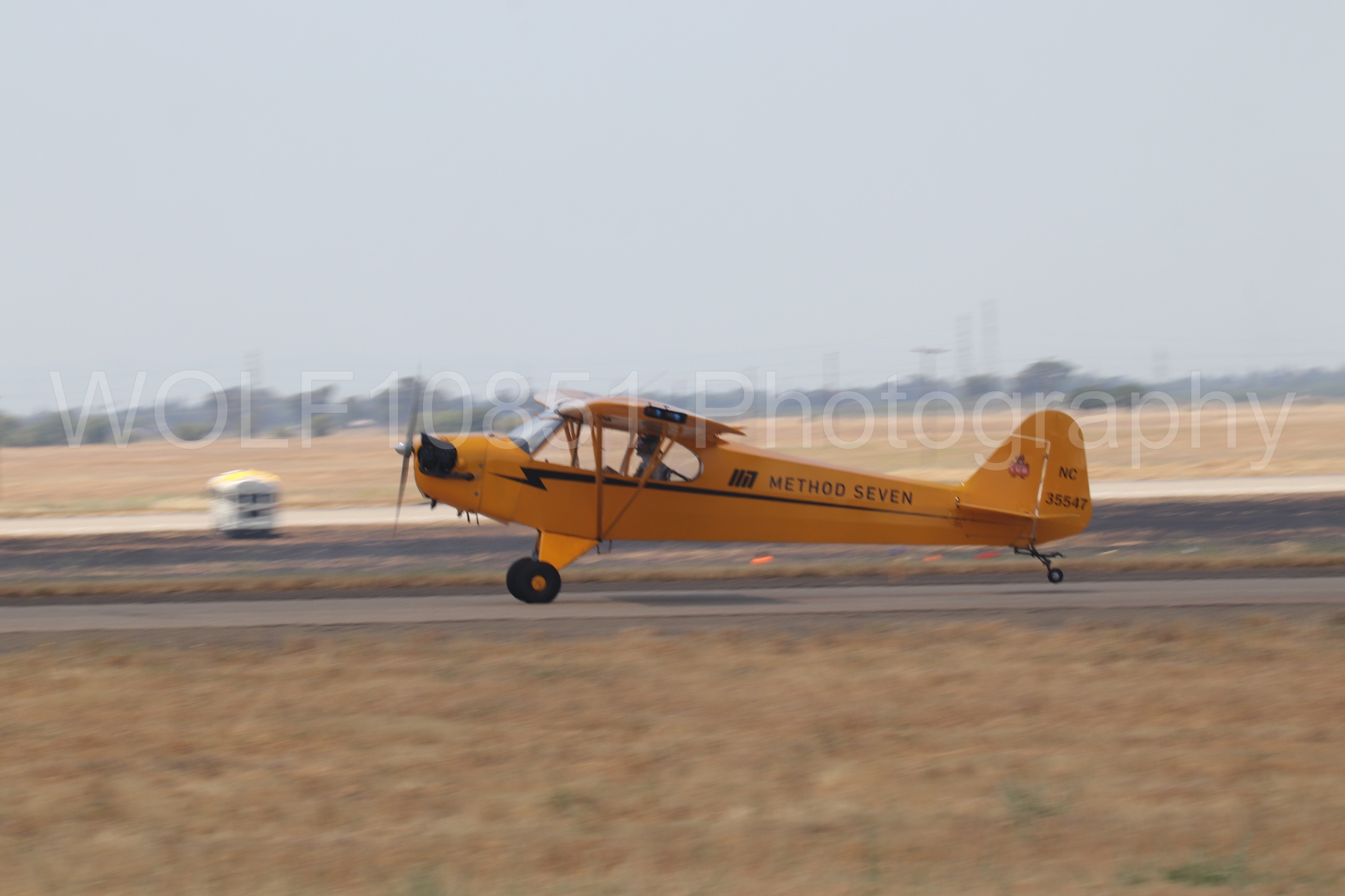 Aviation photography by WOLF10851 featuring Beale Air and Space Expo 2025, Piper J-3 Cub, Tucker Air Patrol.