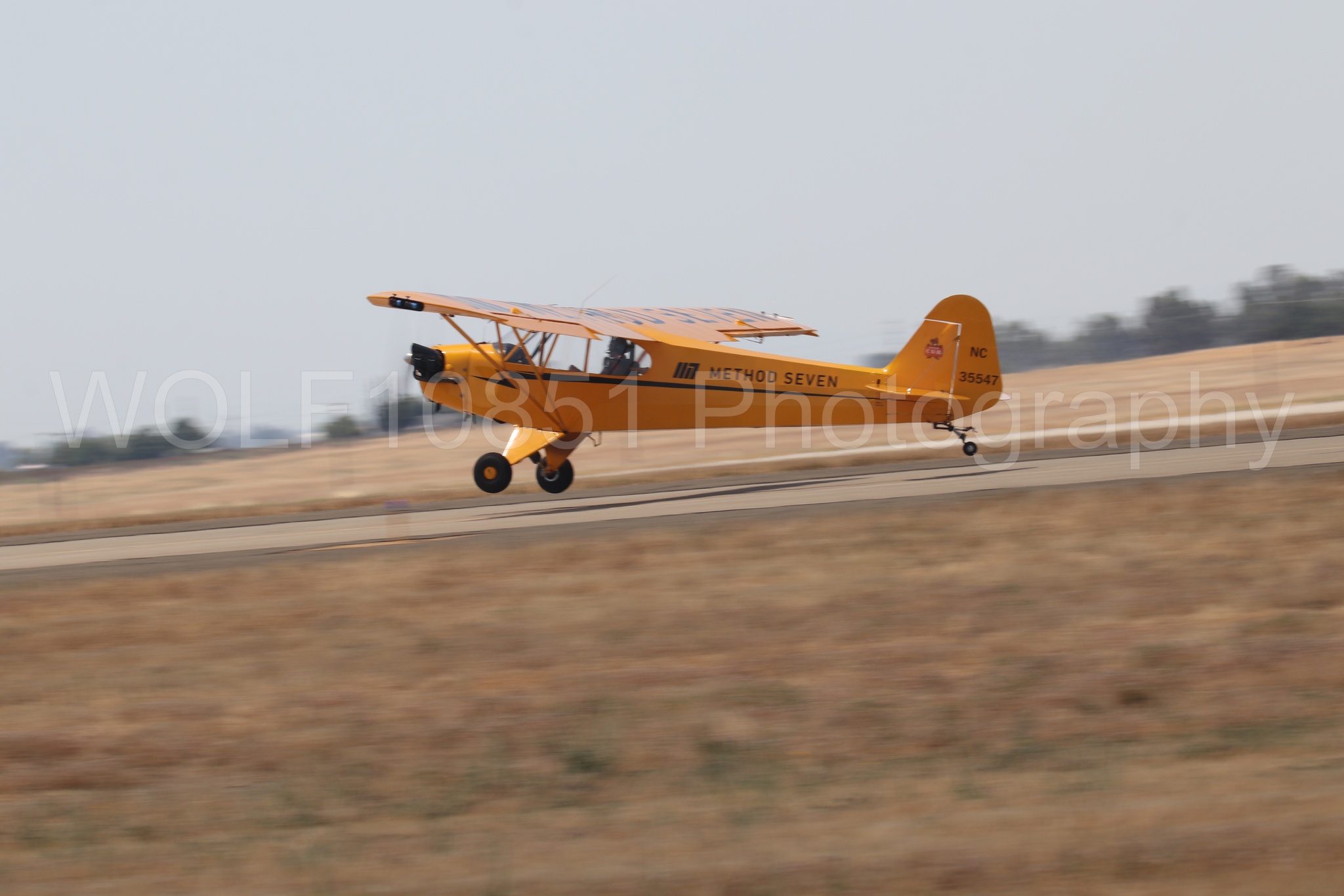 Aviation photography by WOLF10851 featuring Beale Air and Space Expo 2025, Piper J-3 Cub, Tucker Air Patrol.